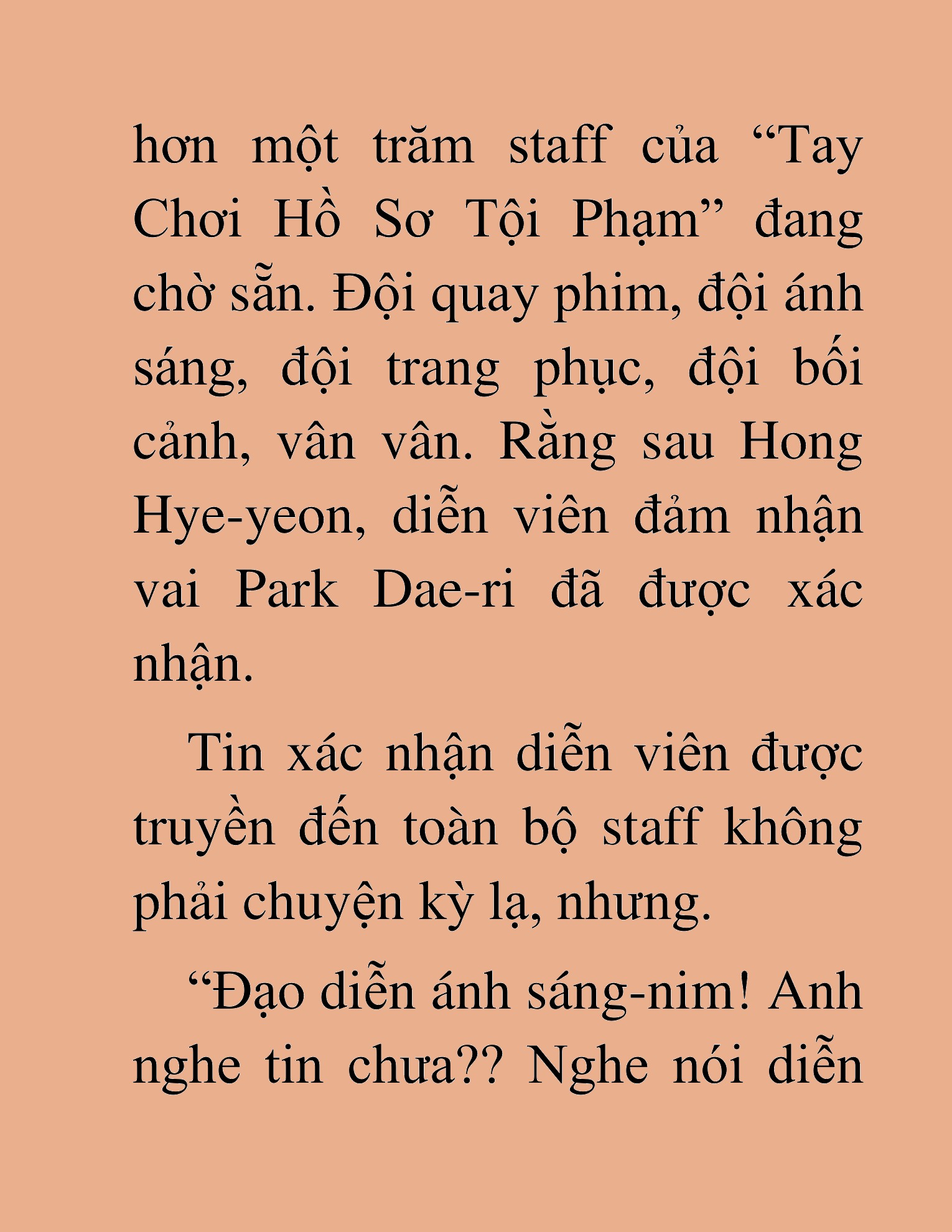 Đọc truyện HAT[NOVEL] Tôi Bị Hiểu Lầm Là Diễn Viên Thiên Tài Quái Vật - Chap 33