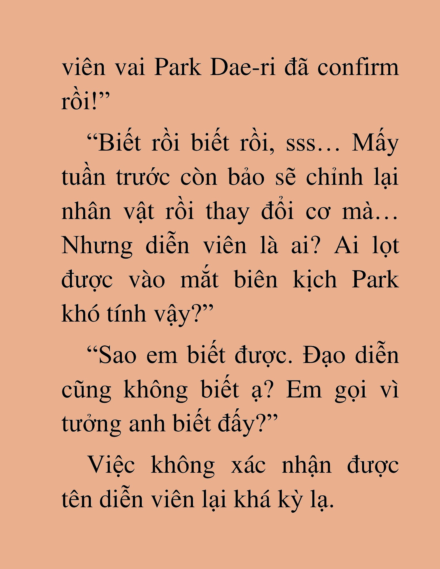Đọc truyện HAT[NOVEL] Tôi Bị Hiểu Lầm Là Diễn Viên Thiên Tài Quái Vật - Chap 33
