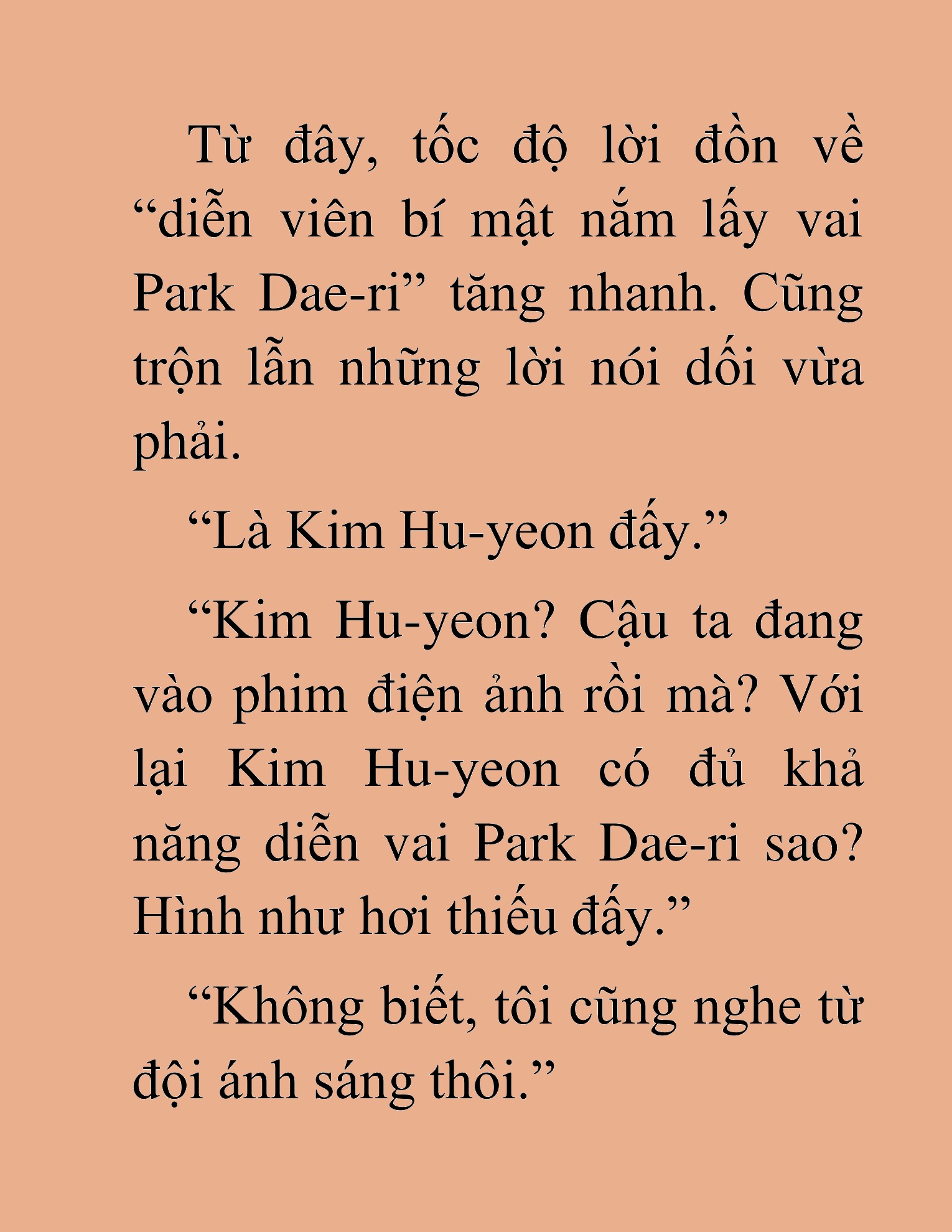 Đọc truyện HAT[NOVEL] Tôi Bị Hiểu Lầm Là Diễn Viên Thiên Tài Quái Vật - Chap 33