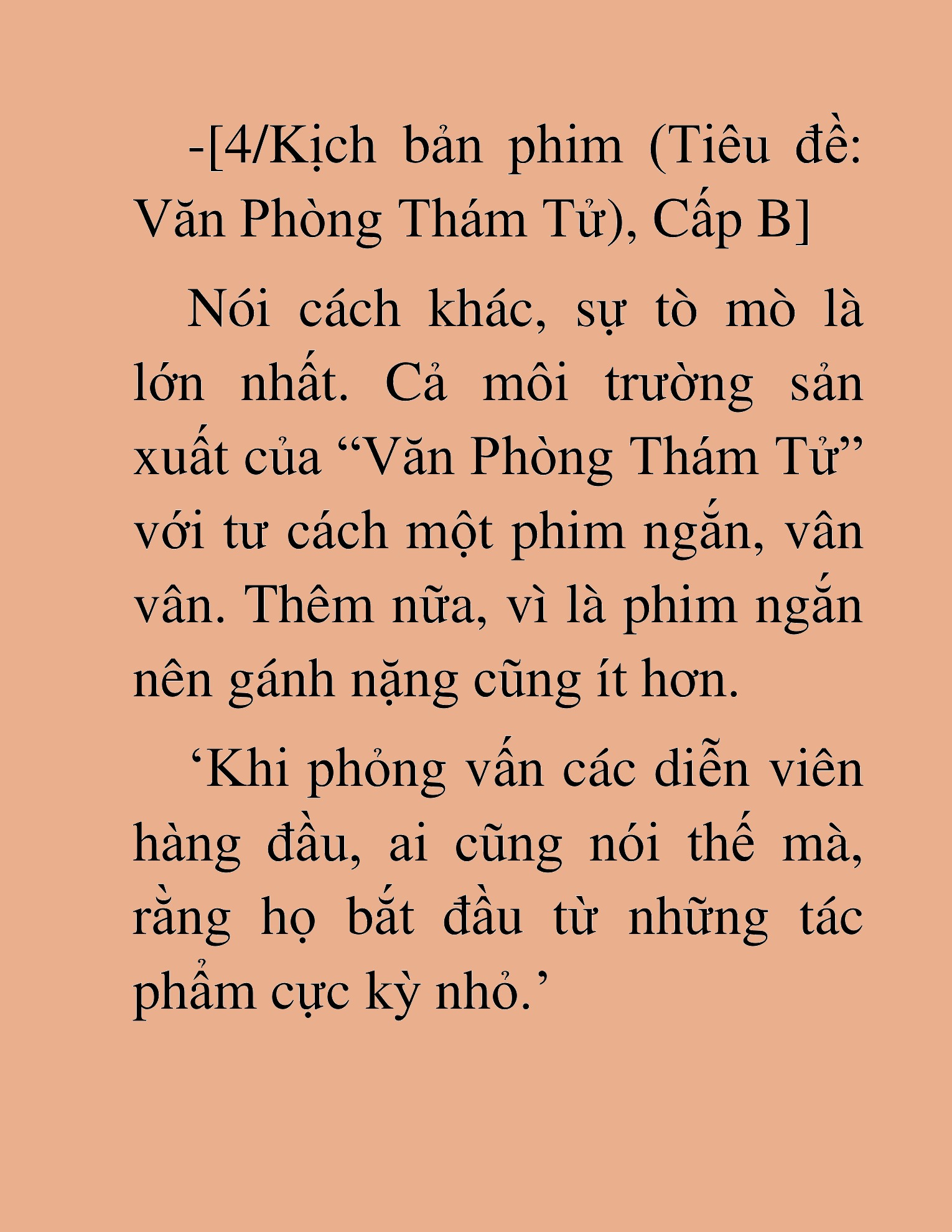 Đọc truyện HAT[NOVEL] Tôi Bị Hiểu Lầm Là Diễn Viên Thiên Tài Quái Vật - Chap 34