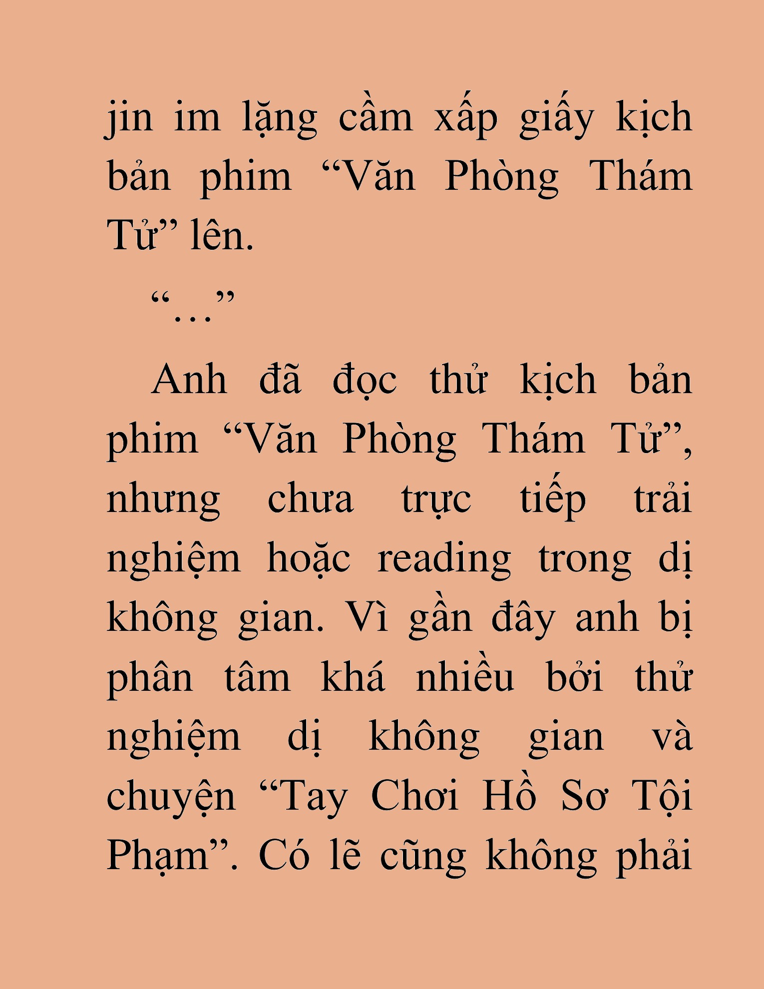 Đọc truyện HAT[NOVEL] Tôi Bị Hiểu Lầm Là Diễn Viên Thiên Tài Quái Vật - Chap 34