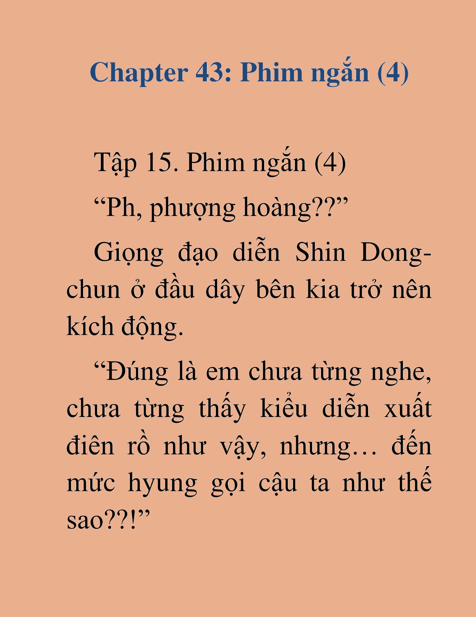 Đọc truyện HAT[NOVEL] Tôi Bị Hiểu Lầm Là Diễn Viên Thiên Tài Quái Vật - Chap 43