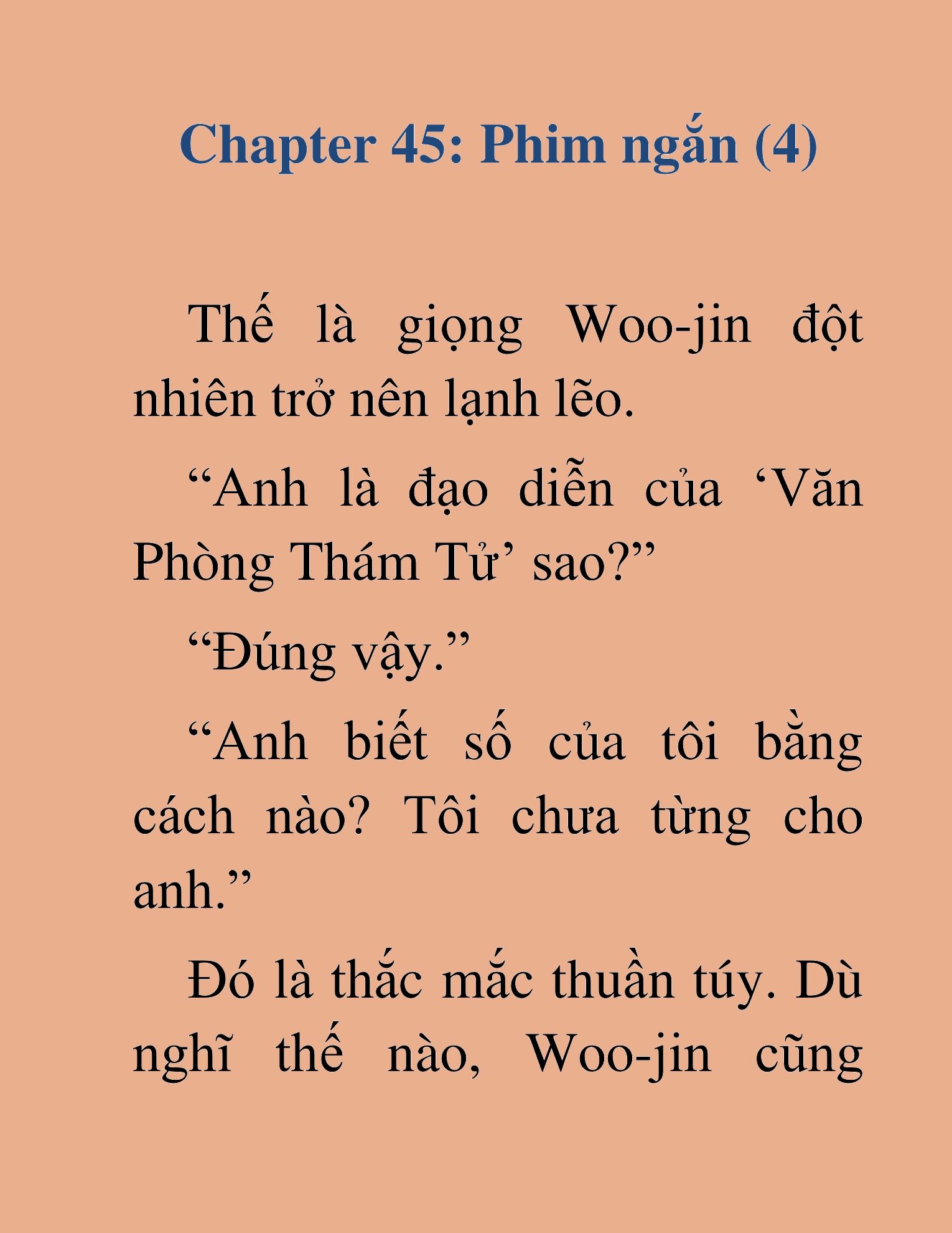 Đọc truyện HAT[NOVEL] Tôi Bị Hiểu Lầm Là Diễn Viên Thiên Tài Quái Vật - Chap 45