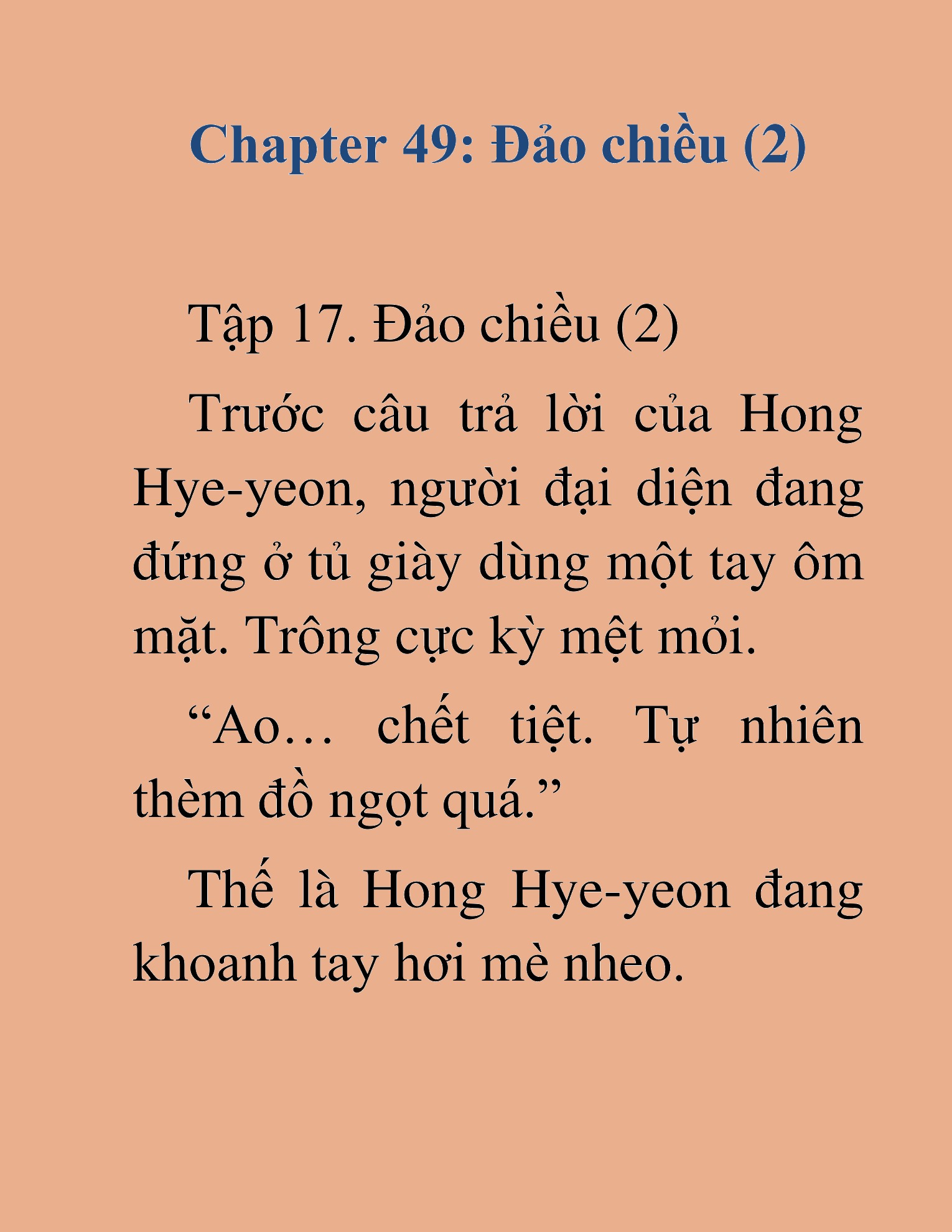 Đọc truyện HAT[NOVEL] Tôi Bị Hiểu Lầm Là Diễn Viên Thiên Tài Quái Vật - Chap 49