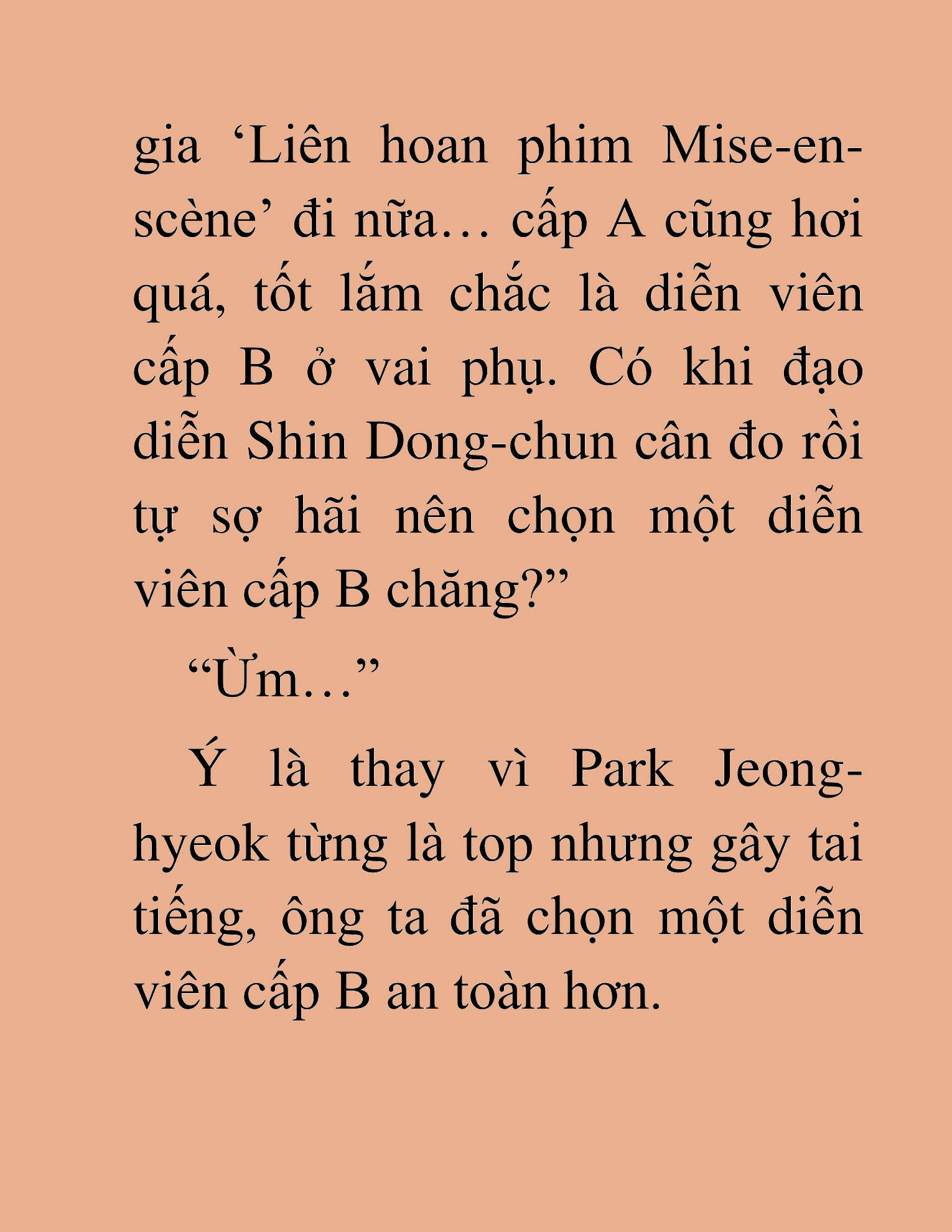 Đọc truyện HAT[NOVEL] Tôi Bị Hiểu Lầm Là Diễn Viên Thiên Tài Quái Vật - Chap 52