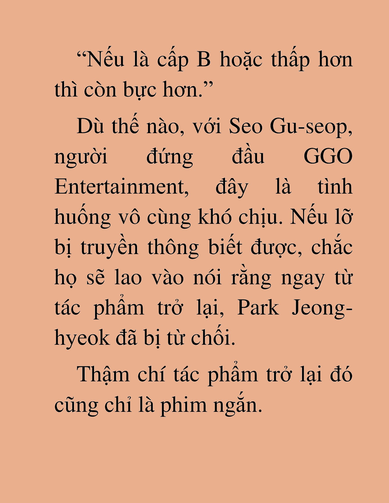 Đọc truyện HAT[NOVEL] Tôi Bị Hiểu Lầm Là Diễn Viên Thiên Tài Quái Vật - Chap 52