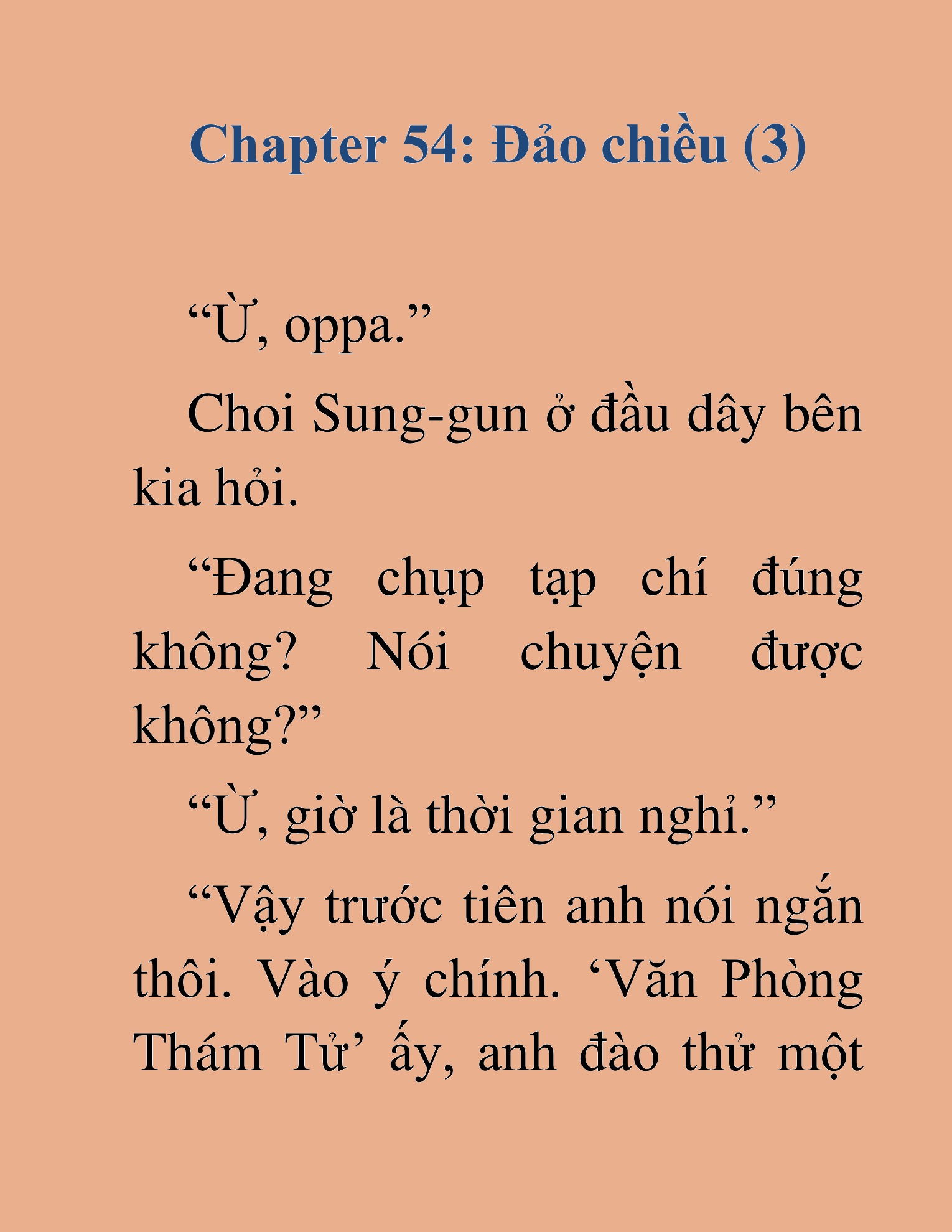 Đọc truyện HAT[NOVEL] Tôi Bị Hiểu Lầm Là Diễn Viên Thiên Tài Quái Vật - Chap 54