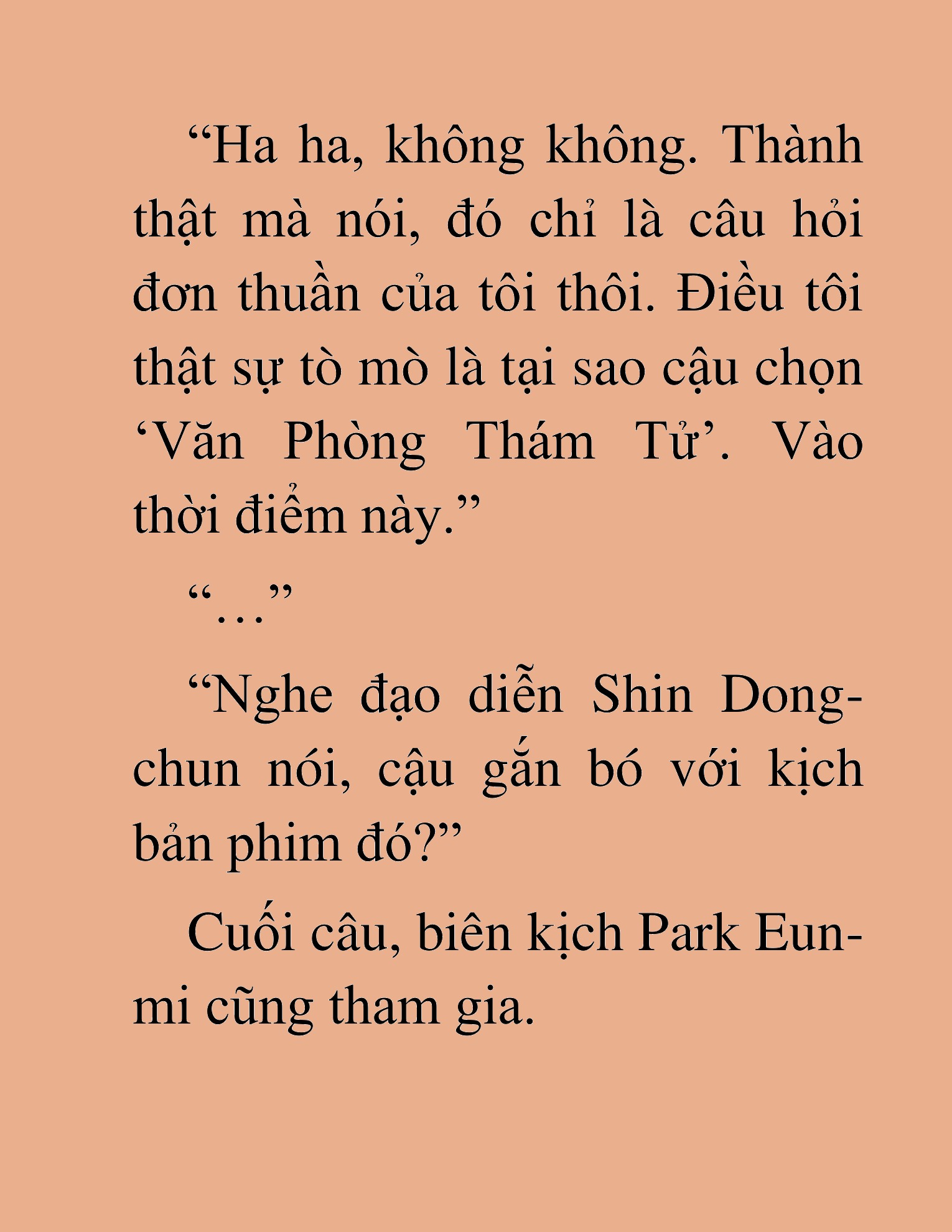 Đọc truyện HAT[NOVEL] Tôi Bị Hiểu Lầm Là Diễn Viên Thiên Tài Quái Vật - Chap 54