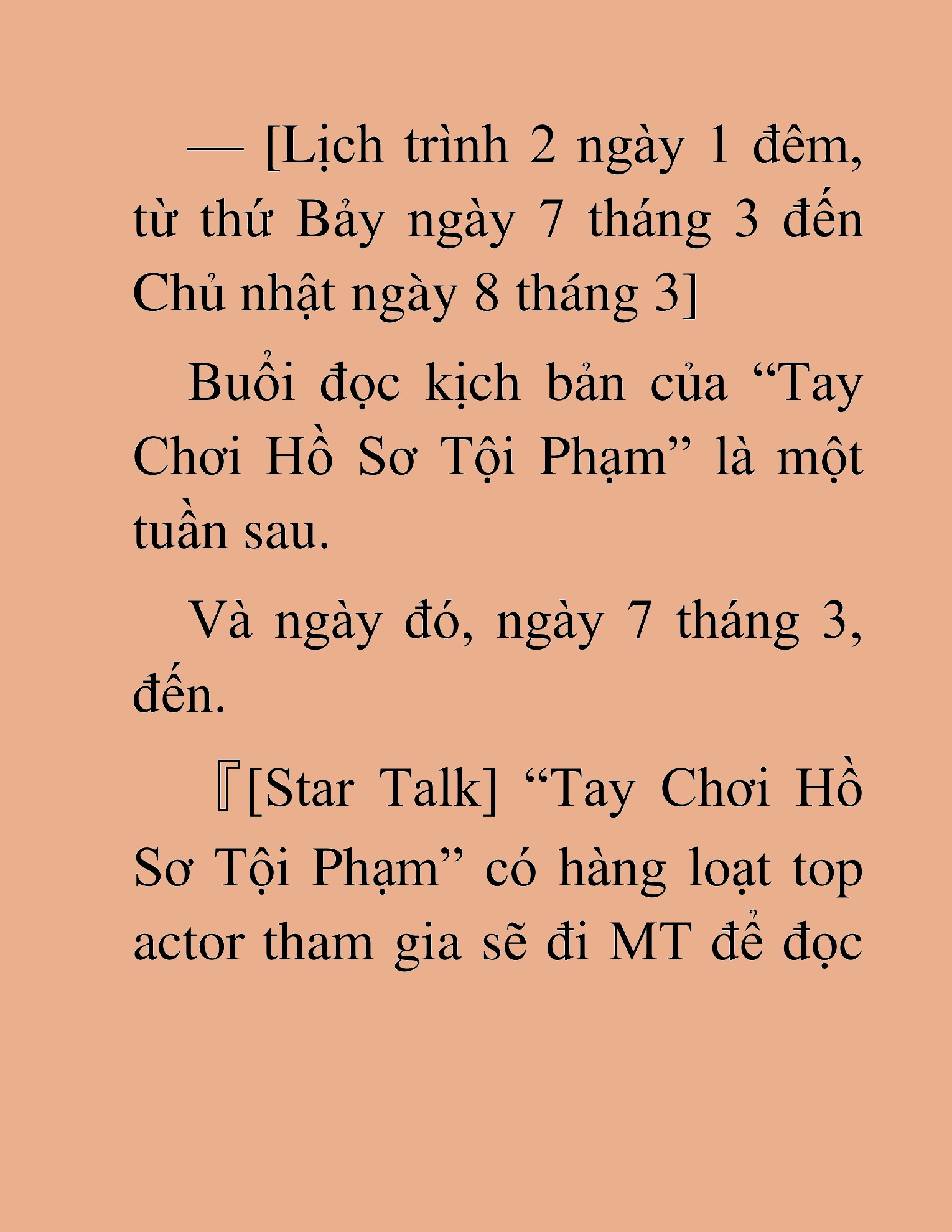 Đọc truyện HAT[NOVEL] Tôi Bị Hiểu Lầm Là Diễn Viên Thiên Tài Quái Vật - Chap 60