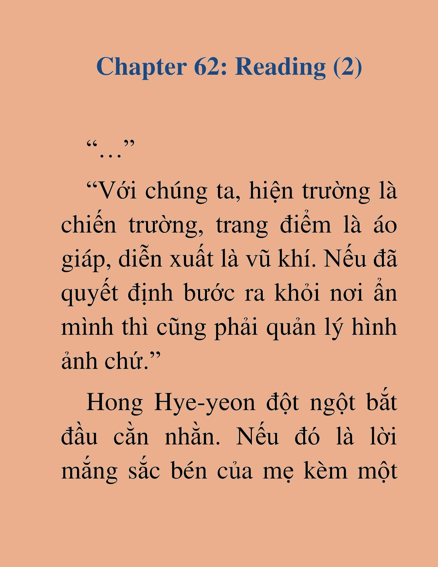 Đọc truyện HAT[NOVEL] Tôi Bị Hiểu Lầm Là Diễn Viên Thiên Tài Quái Vật - Chap 62