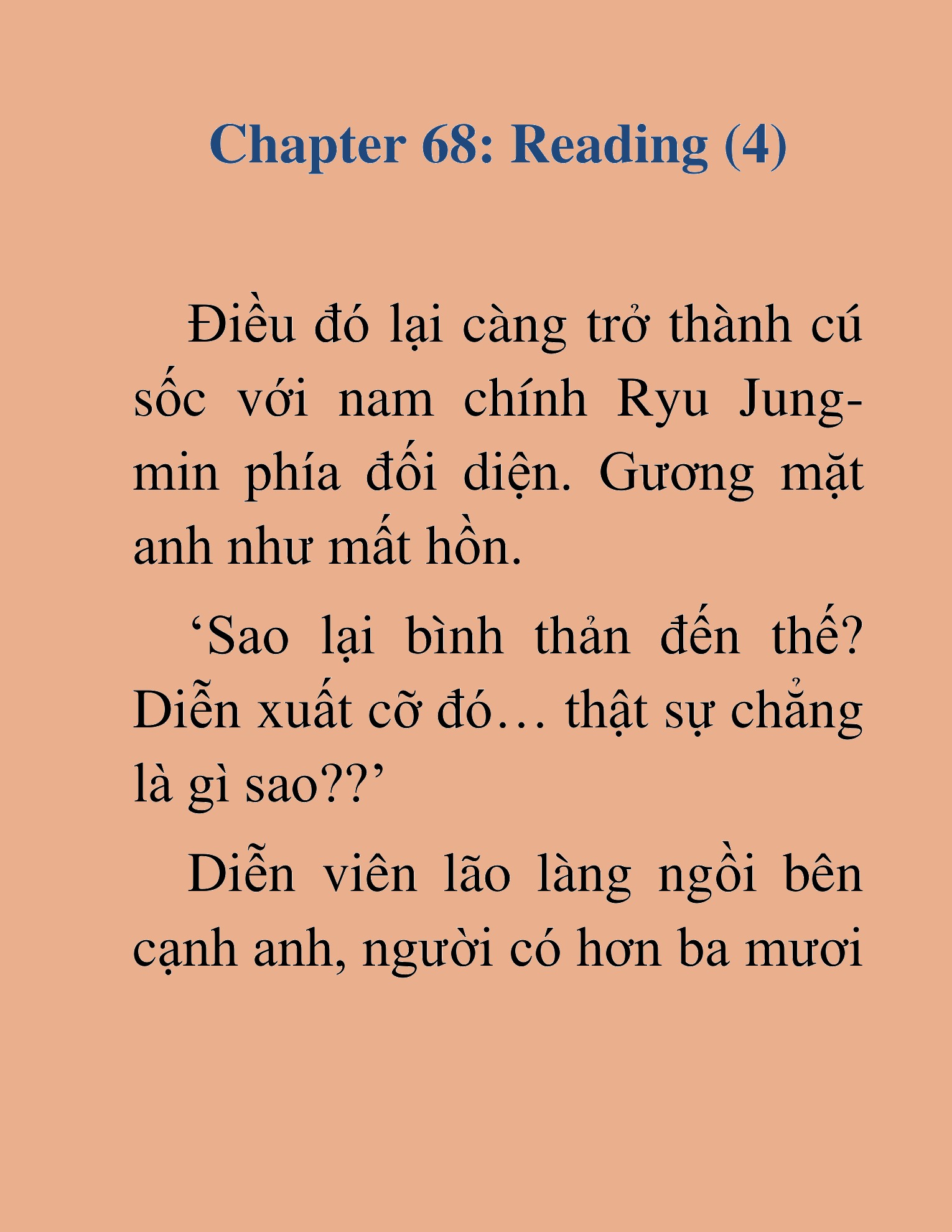 Đọc truyện HAT[NOVEL] Tôi Bị Hiểu Lầm Là Diễn Viên Thiên Tài Quái Vật - Chap 68