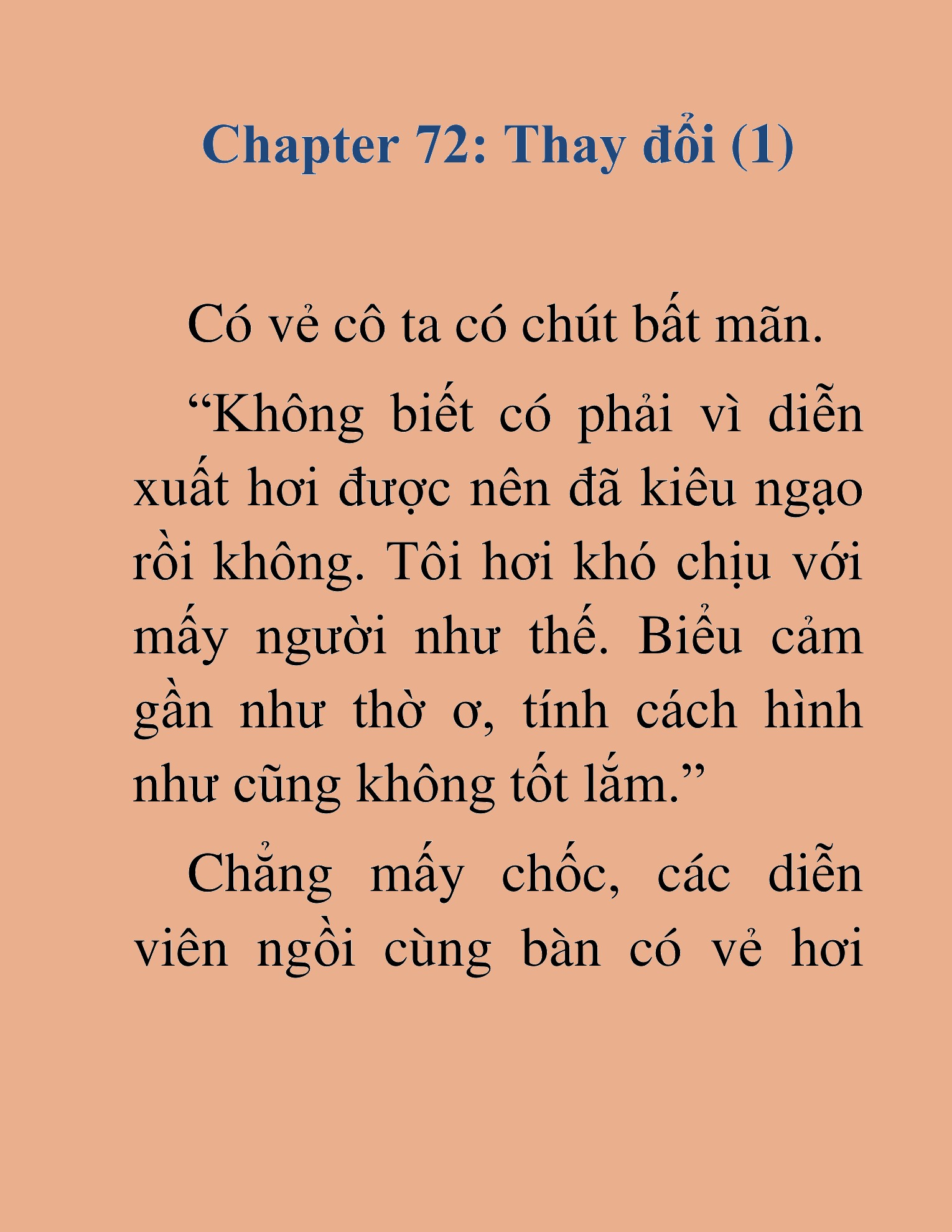 Đọc truyện HAT[NOVEL] Tôi Bị Hiểu Lầm Là Diễn Viên Thiên Tài Quái Vật - Chap 72