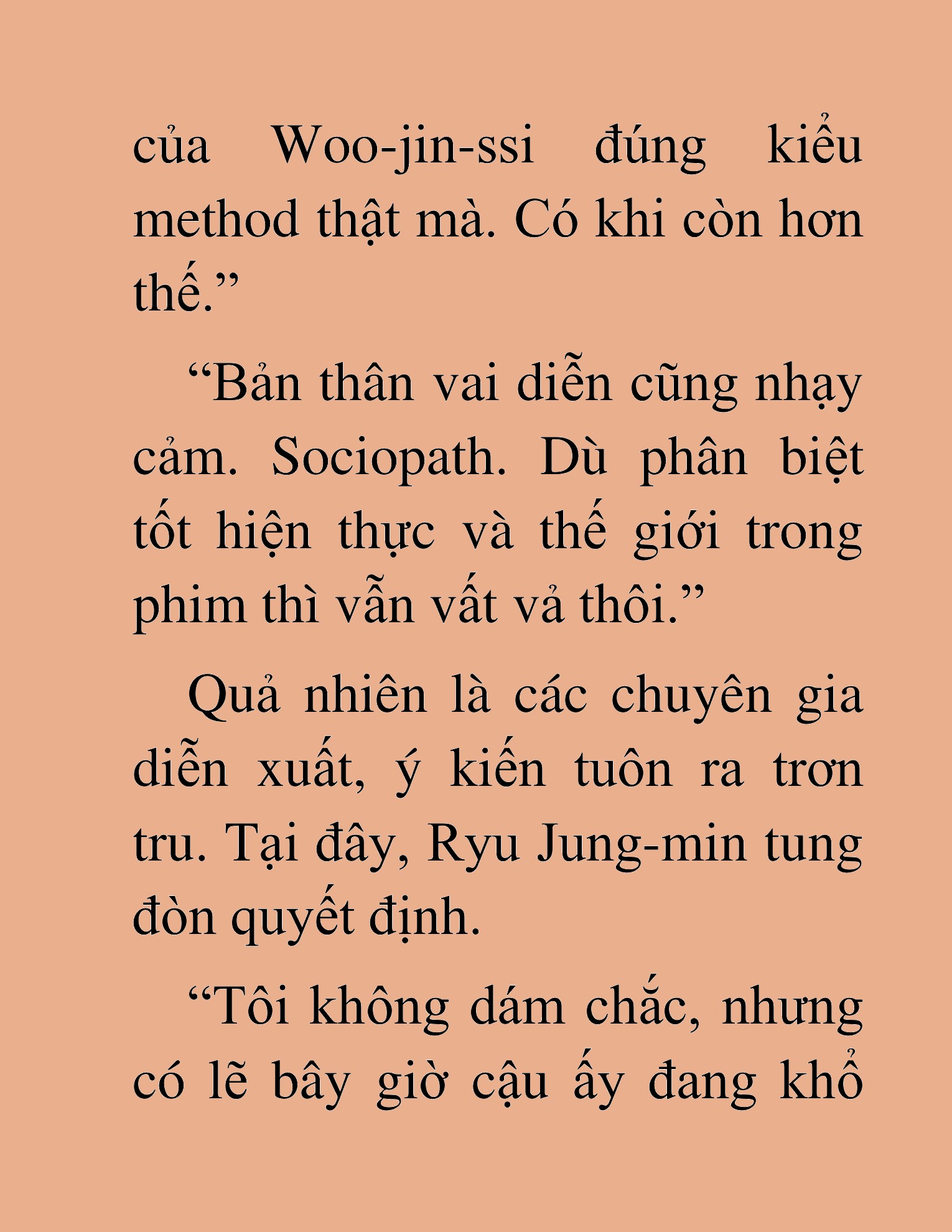 Đọc truyện HAT[NOVEL] Tôi Bị Hiểu Lầm Là Diễn Viên Thiên Tài Quái Vật - Chap 72