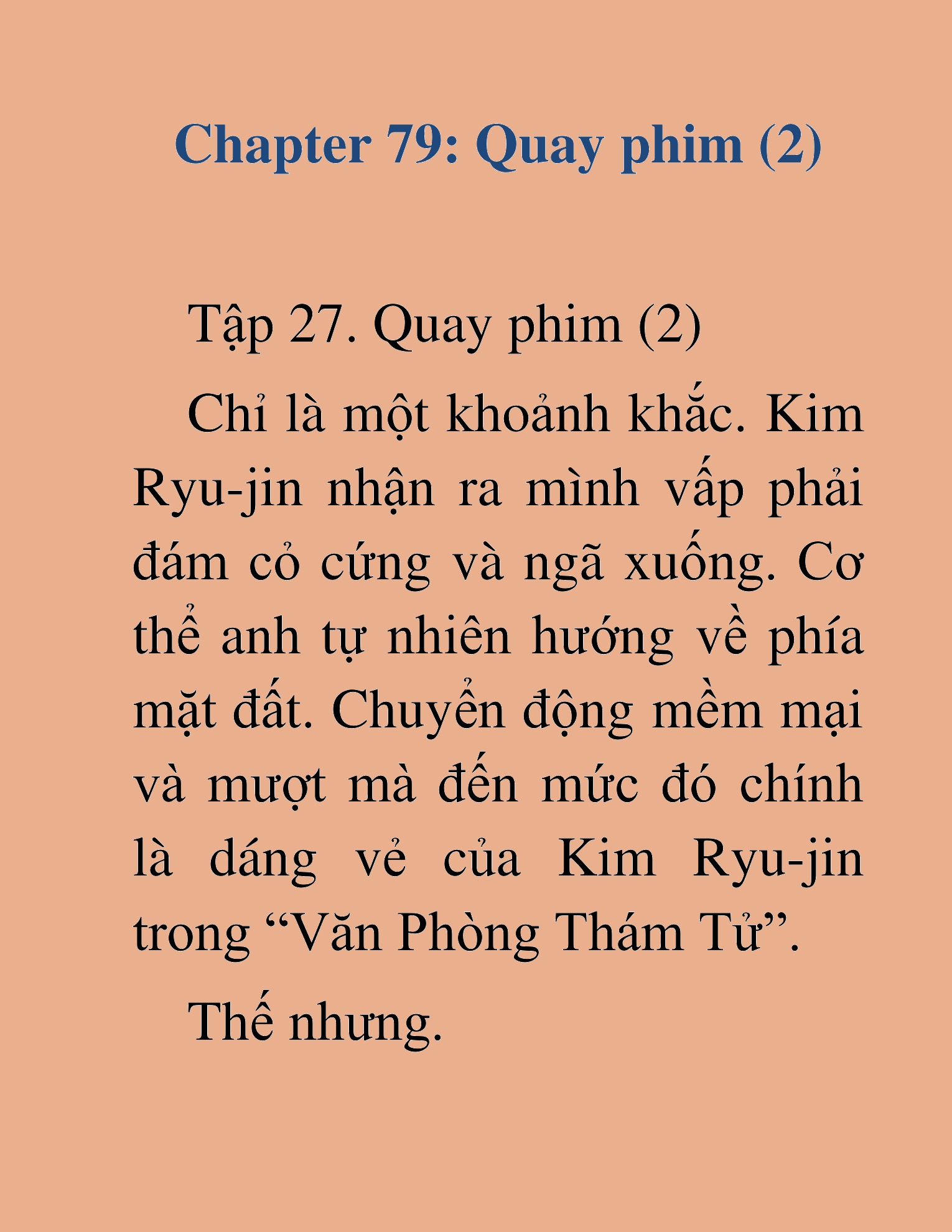 Đọc truyện HAT[NOVEL] Tôi Bị Hiểu Lầm Là Diễn Viên Thiên Tài Quái Vật - Chap 79