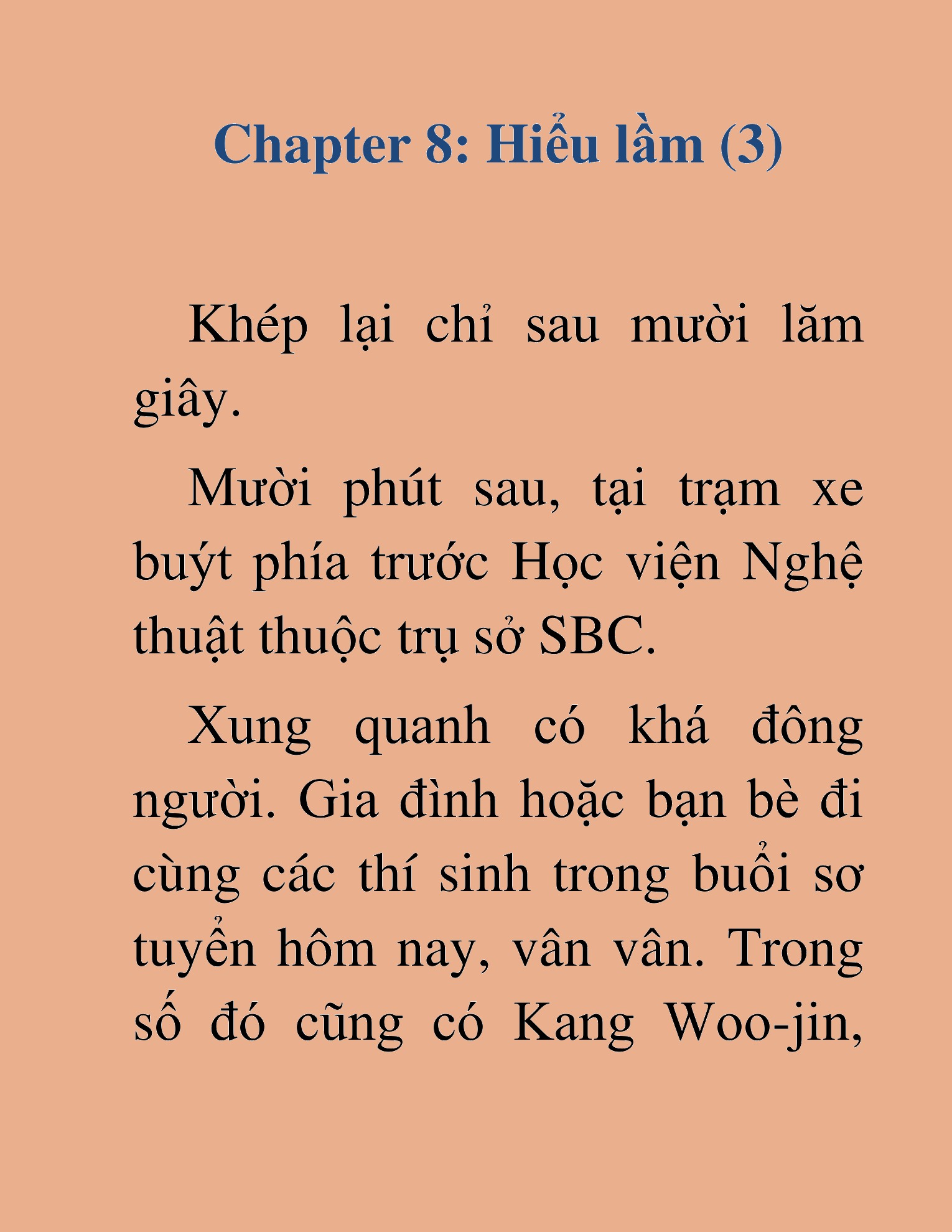 Đọc truyện HAT[NOVEL] Tôi Bị Hiểu Lầm Là Diễn Viên Thiên Tài Quái Vật - Chap 8