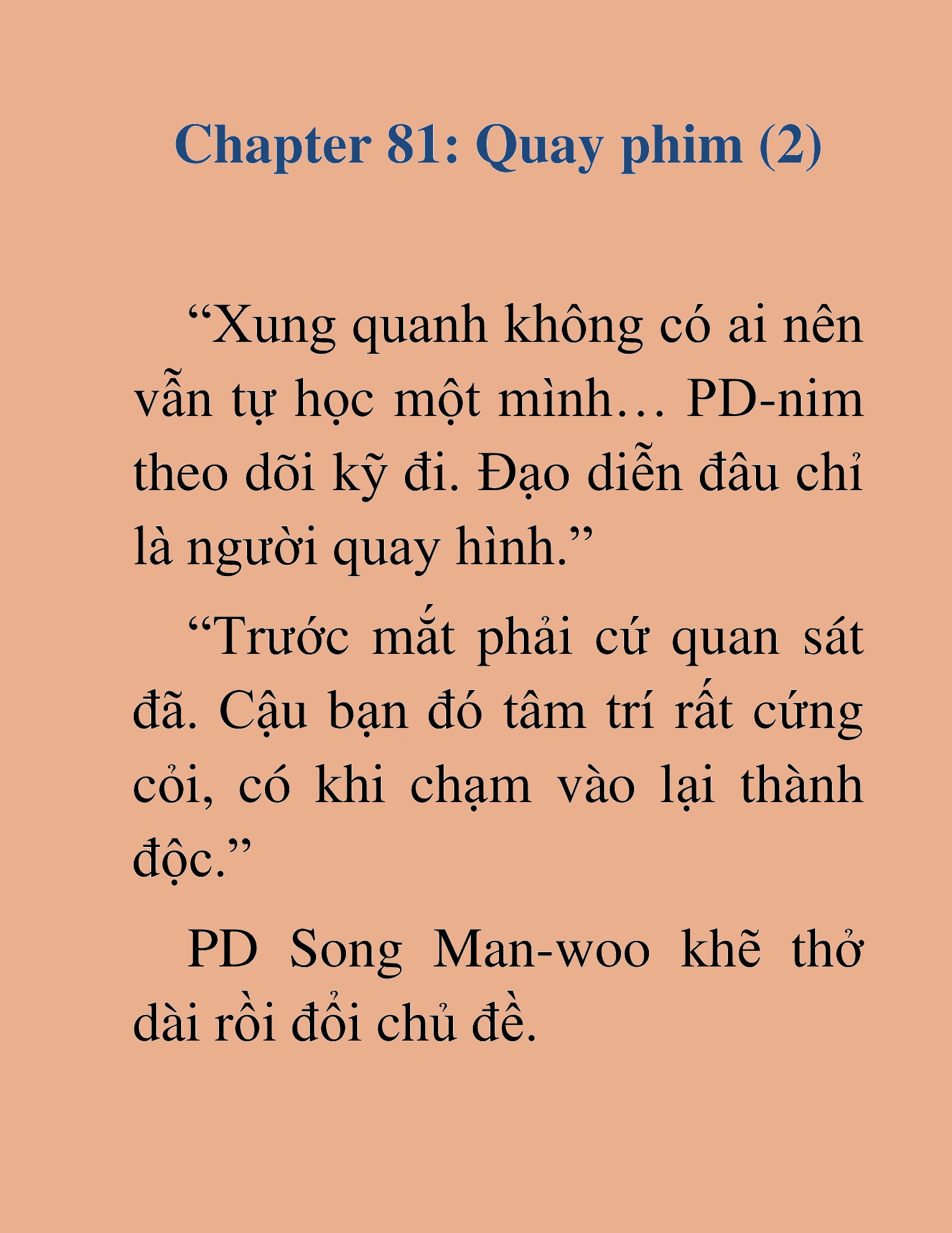 Đọc truyện HAT[NOVEL] Tôi Bị Hiểu Lầm Là Diễn Viên Thiên Tài Quái Vật - Chap 81