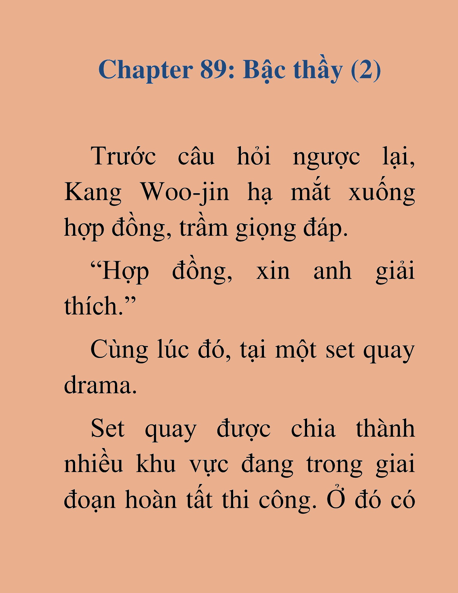 Đọc truyện HAT[NOVEL] Tôi Bị Hiểu Lầm Là Diễn Viên Thiên Tài Quái Vật - Chap 89