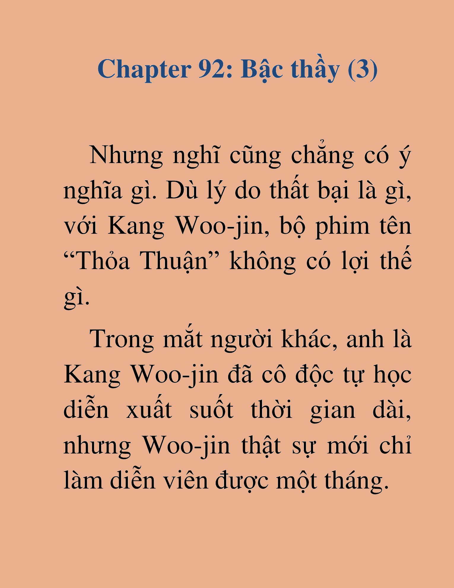Đọc truyện HAT[NOVEL] Tôi Bị Hiểu Lầm Là Diễn Viên Thiên Tài Quái Vật - Chap 92