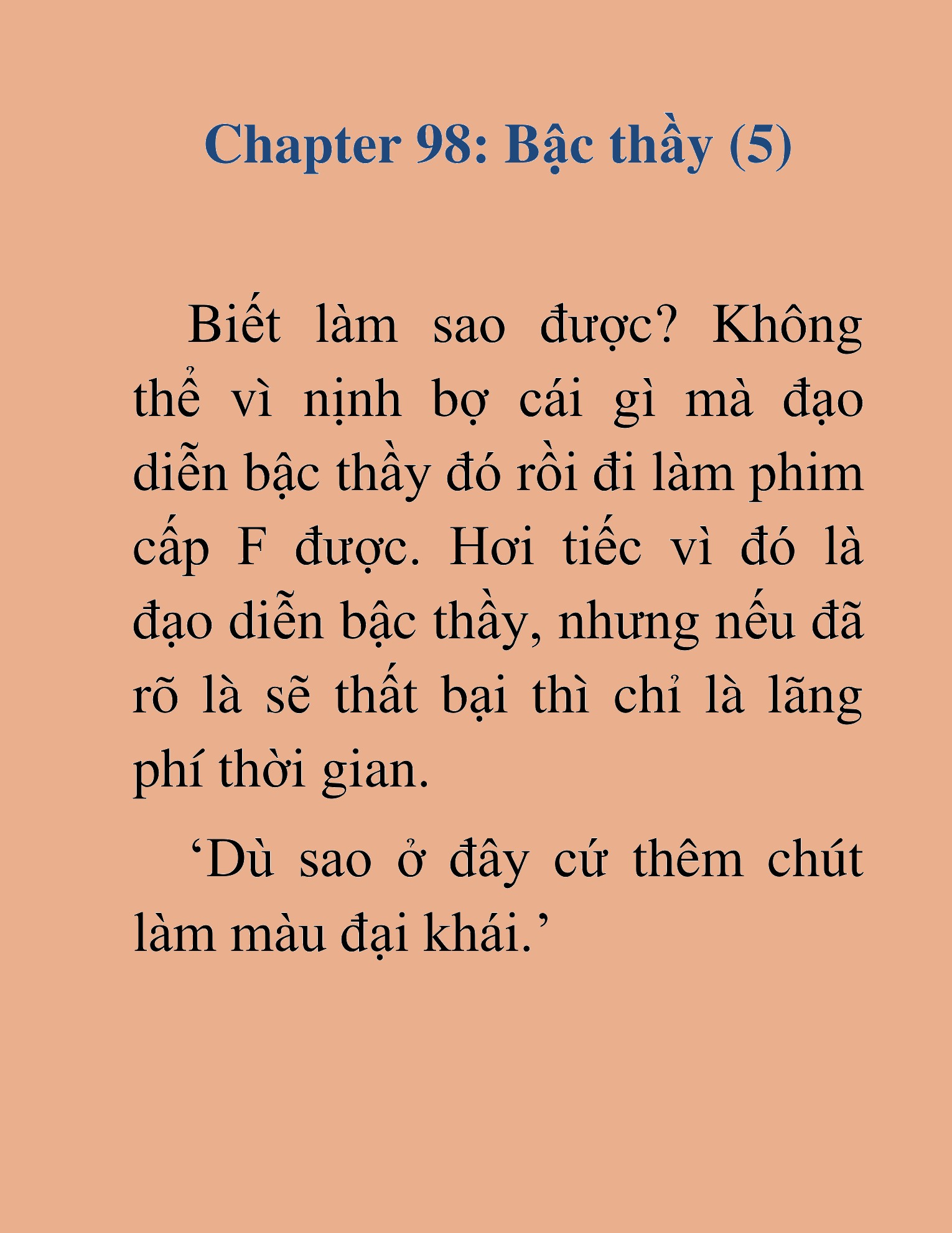 Đọc truyện HAT[NOVEL] Tôi Bị Hiểu Lầm Là Diễn Viên Thiên Tài Quái Vật - Chap 98