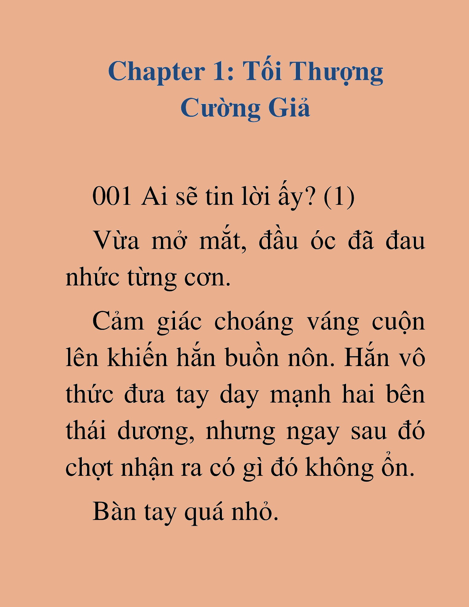 Đọc truyện HAT[NOVEL] Tối Thượng Cường Giả - Chap 1