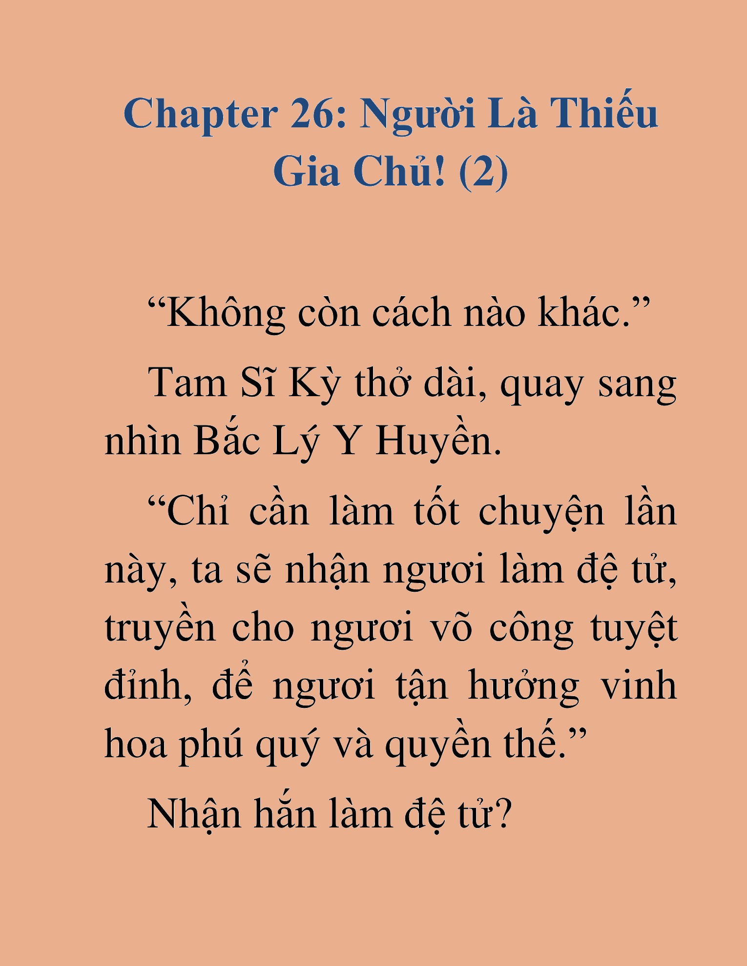 Đọc truyện HAT[NOVEL] Tối Thượng Cường Giả - Chap 26