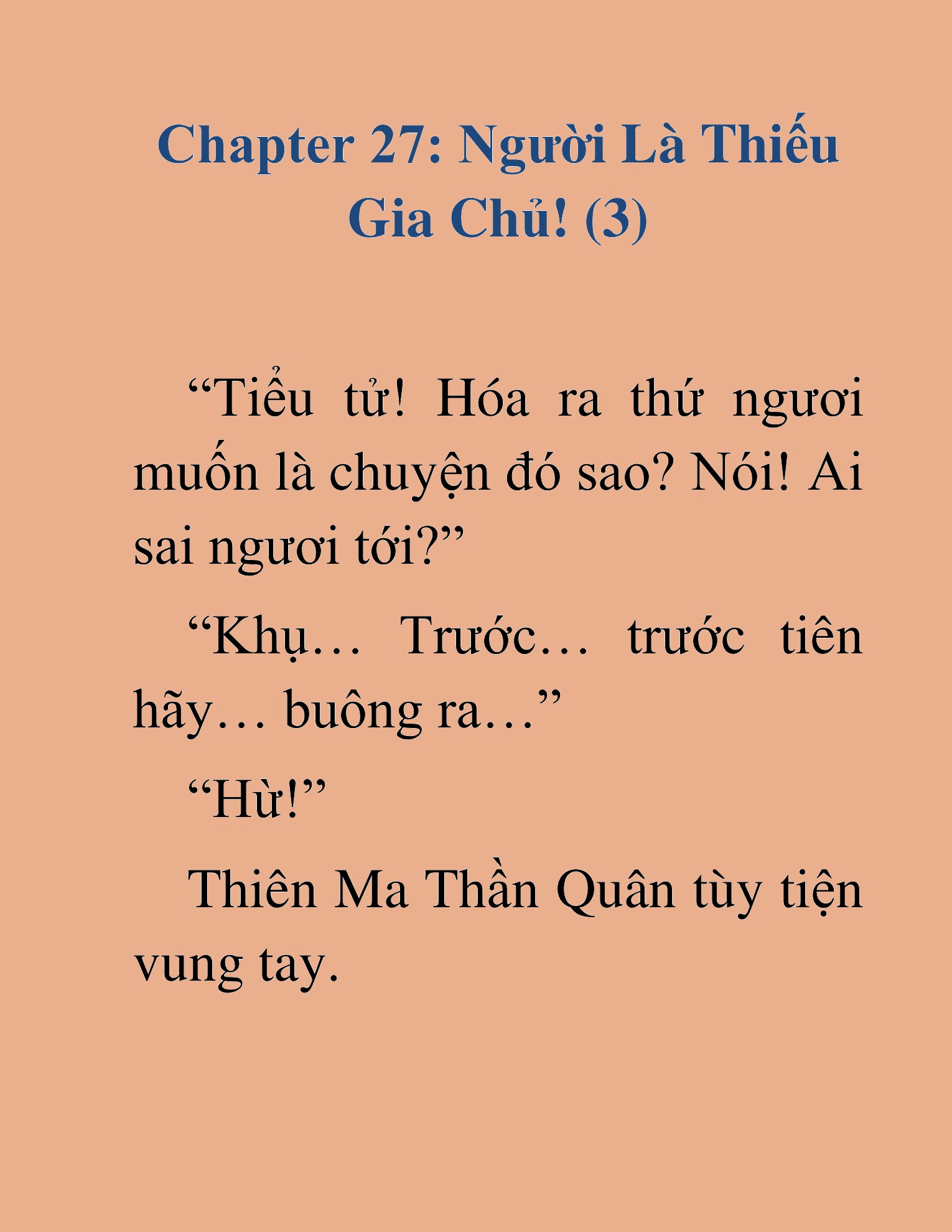 Đọc truyện HAT[NOVEL] Tối Thượng Cường Giả - Chap 27