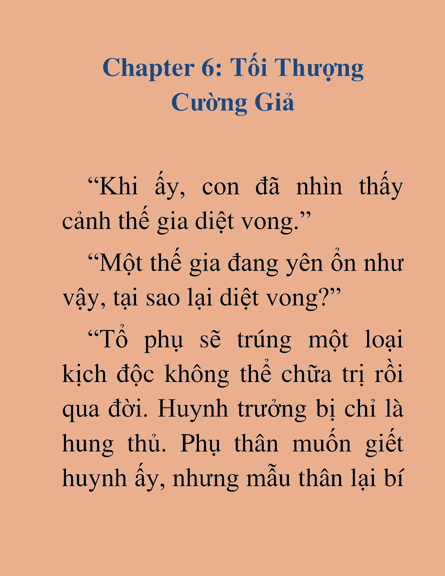 Đọc truyện HAT[NOVEL] Tối Thượng Cường Giả - Chap 6