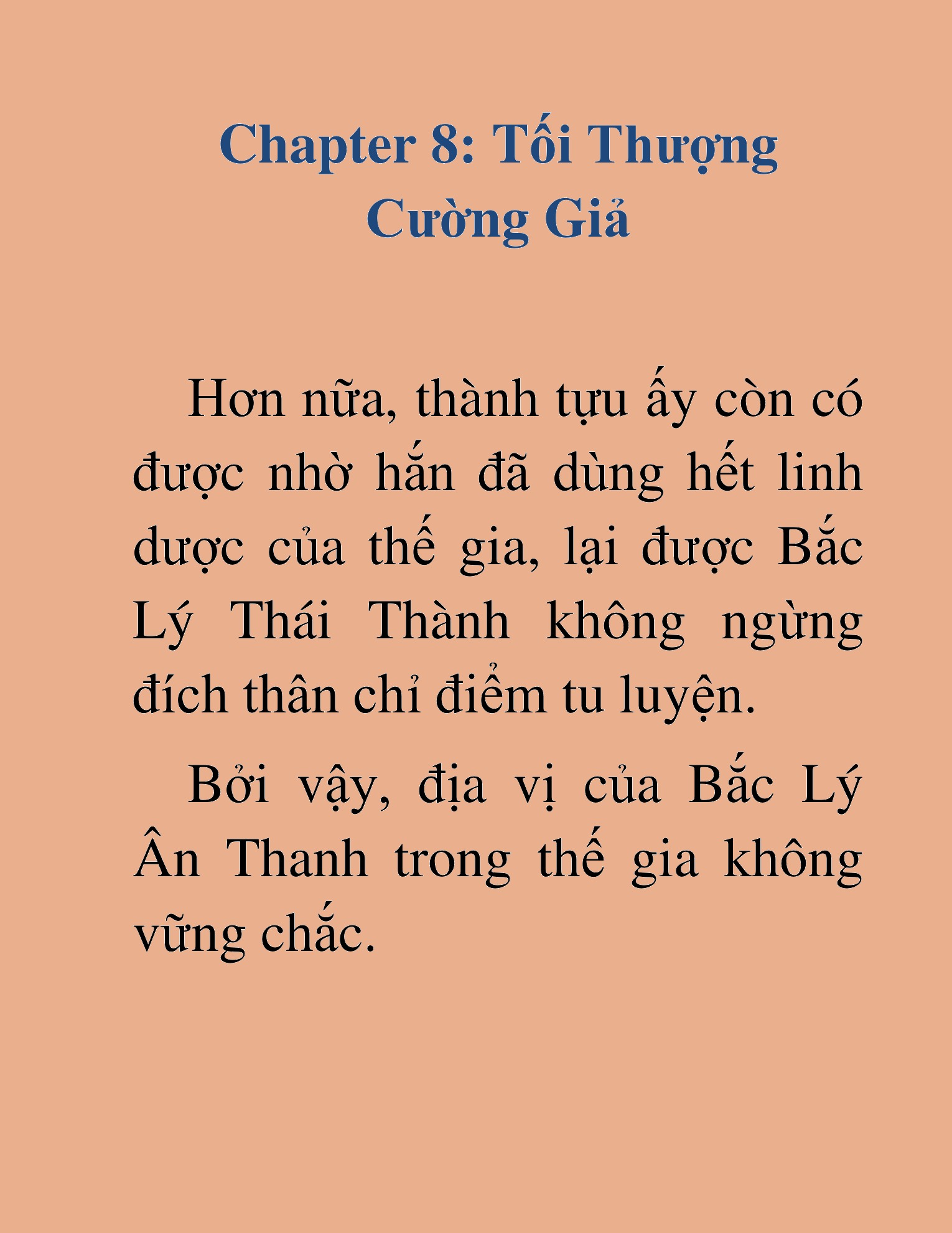 Đọc truyện HAT[NOVEL] Tối Thượng Cường Giả - Chap 8