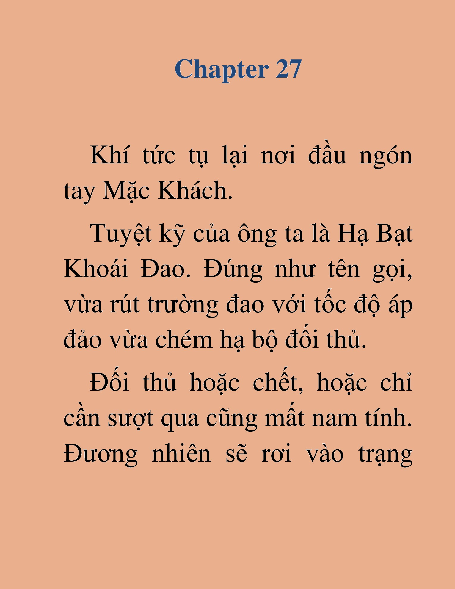 Đọc truyện HAT[NOVEL] Trở Thành Tiểu Đệ Cấp Võ Thần - Chap 27