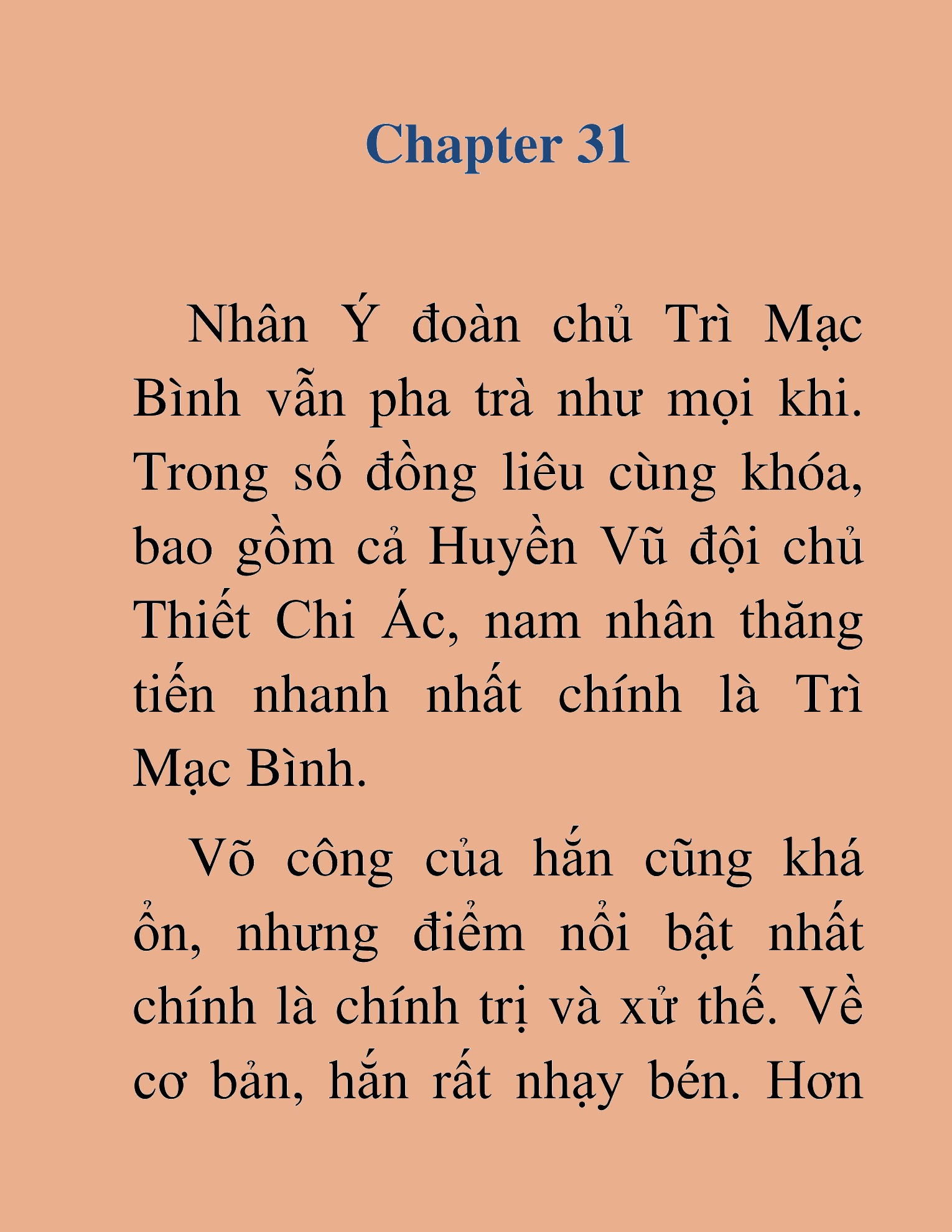Đọc truyện HAT[NOVEL] Trở Thành Tiểu Đệ Cấp Võ Thần - Chap 31