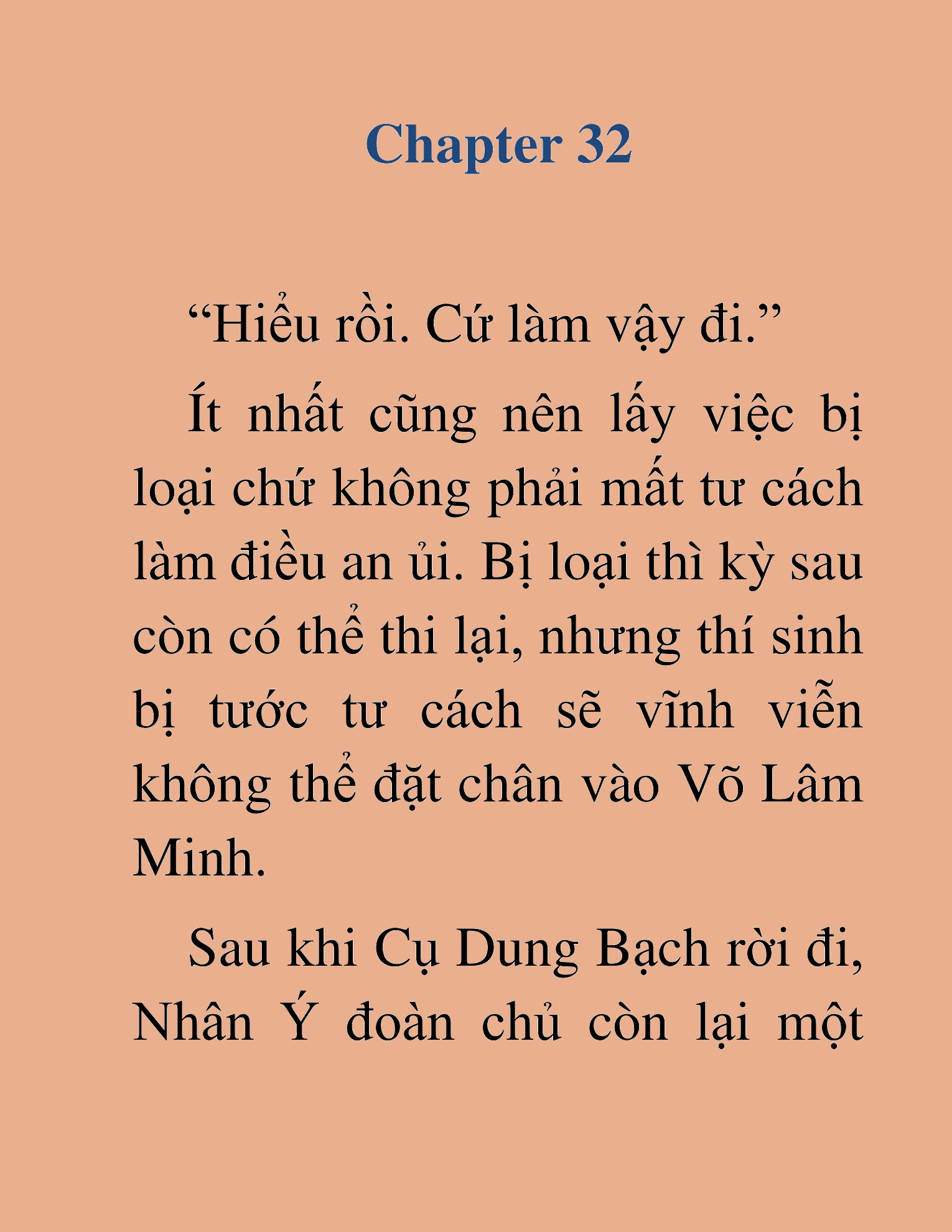 Đọc truyện HAT[NOVEL] Trở Thành Tiểu Đệ Cấp Võ Thần - Chap 32