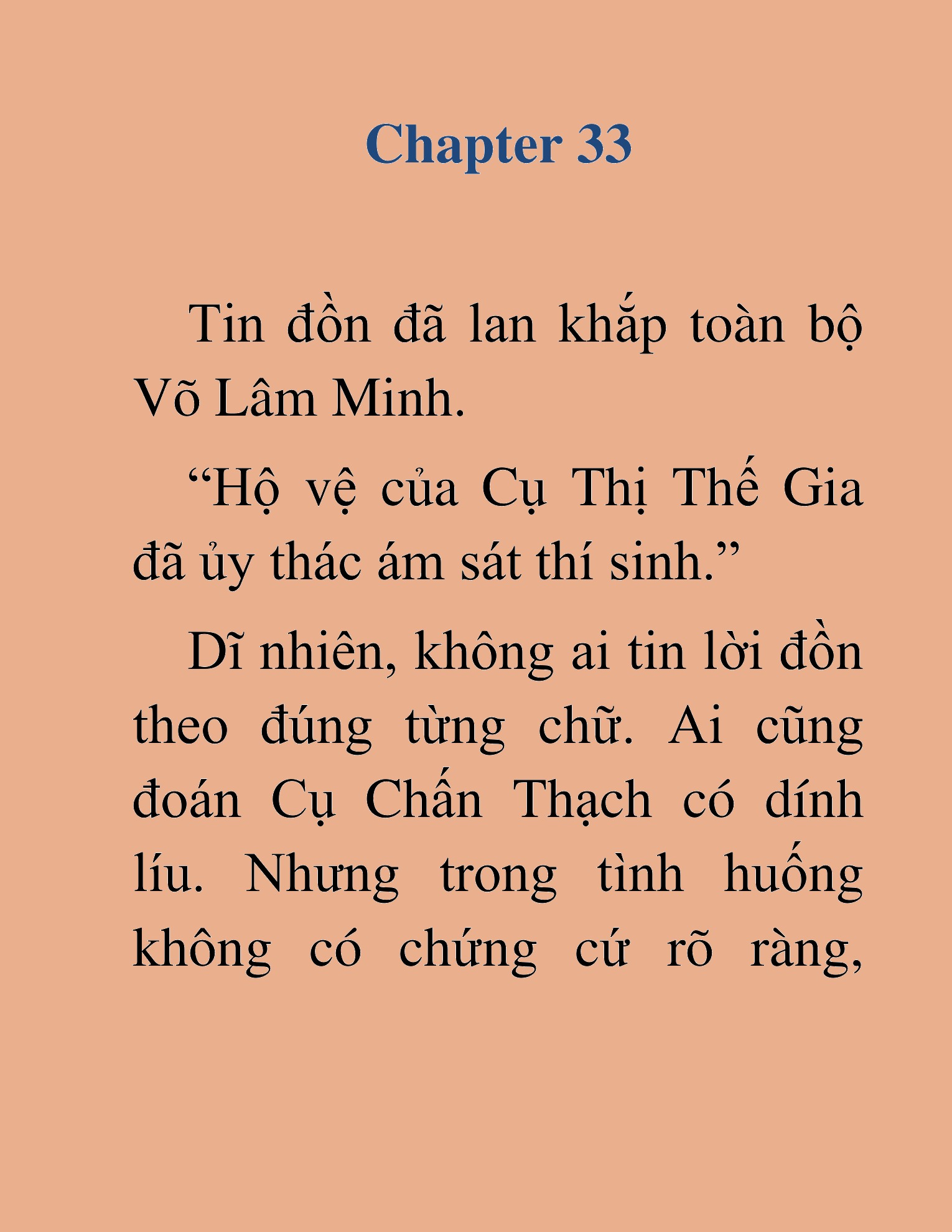 Đọc truyện HAT[NOVEL] Trở Thành Tiểu Đệ Cấp Võ Thần - Chap 33