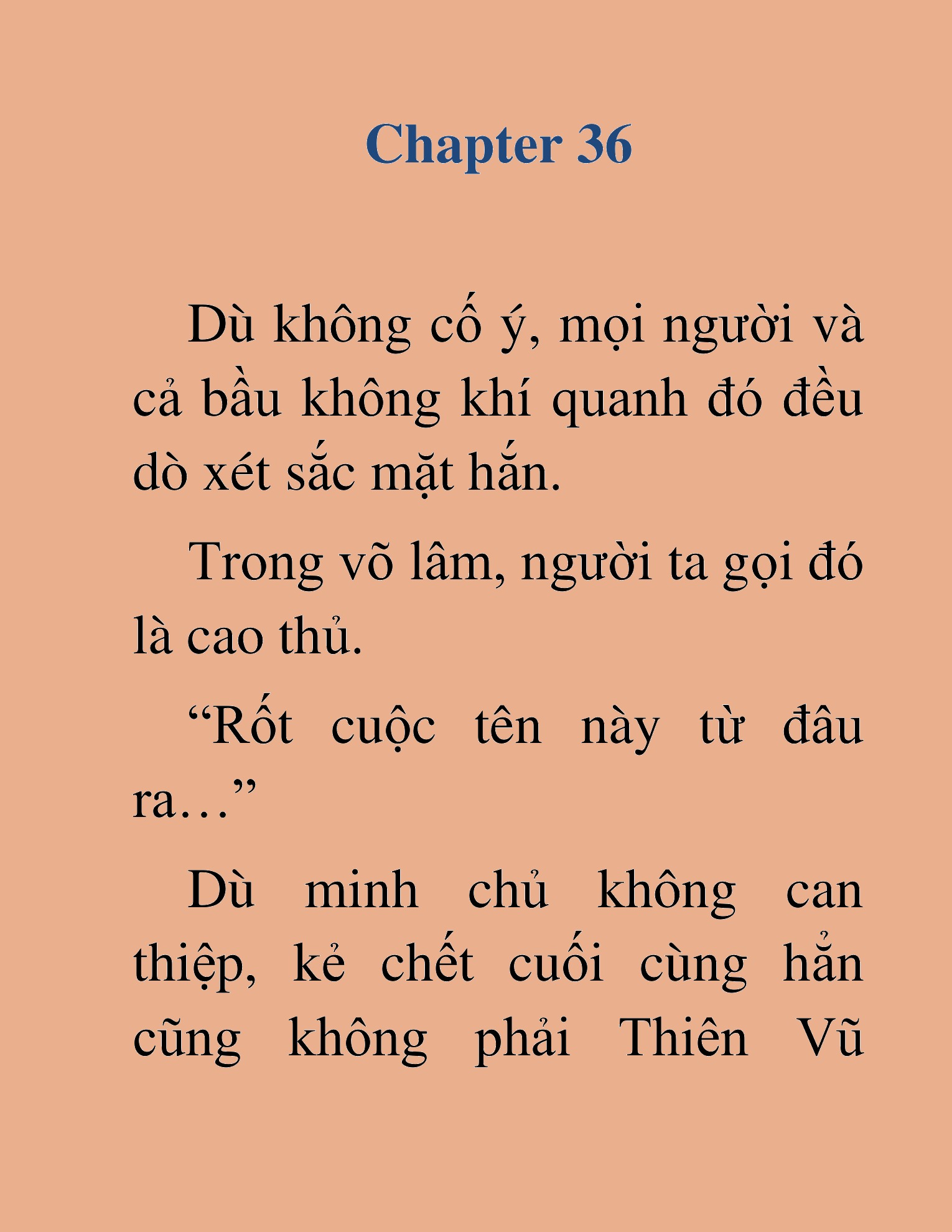 Đọc truyện HAT[NOVEL] Trở Thành Tiểu Đệ Cấp Võ Thần - Chap 36