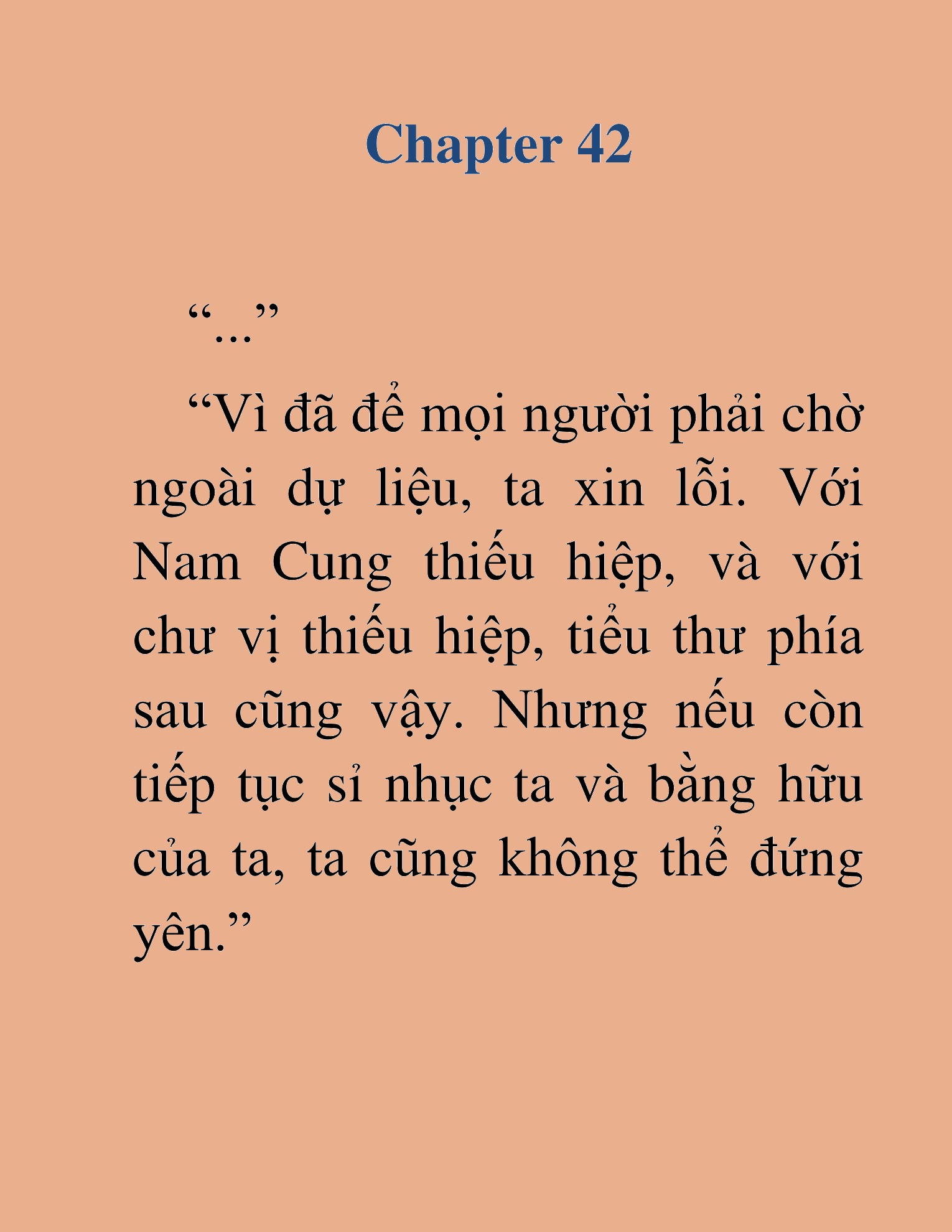 Đọc truyện HAT[NOVEL] Trở Thành Tiểu Đệ Cấp Võ Thần - Chap 42