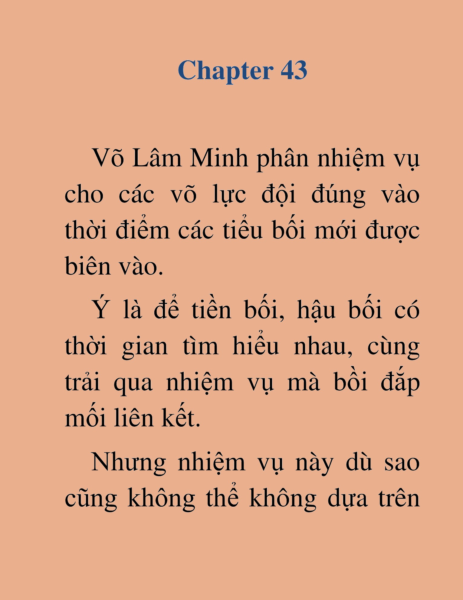 Đọc truyện HAT[NOVEL] Trở Thành Tiểu Đệ Cấp Võ Thần - Chap 43