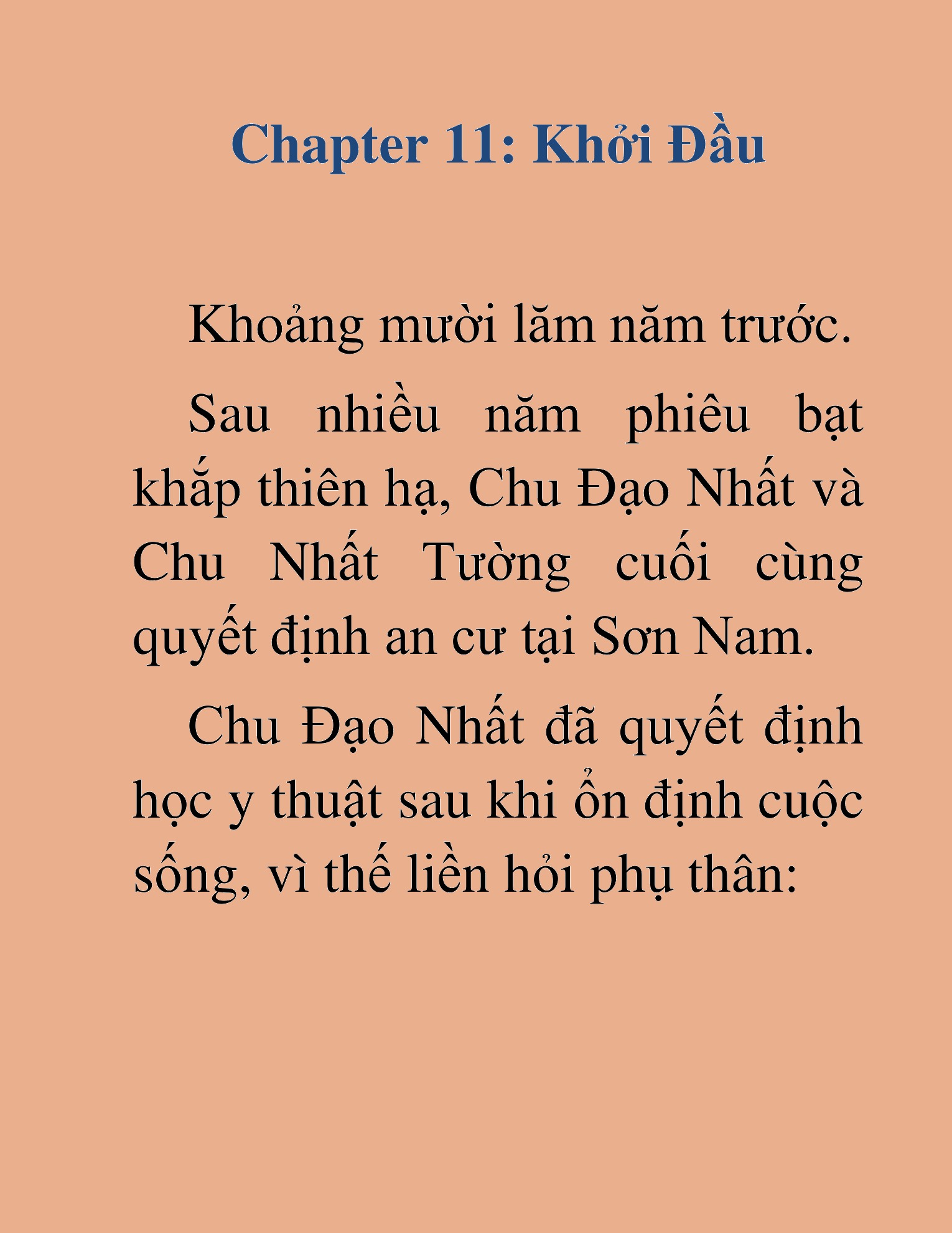 Đọc truyện HAT[NOVEL] Tụ Võ Giáo - Chap 11
