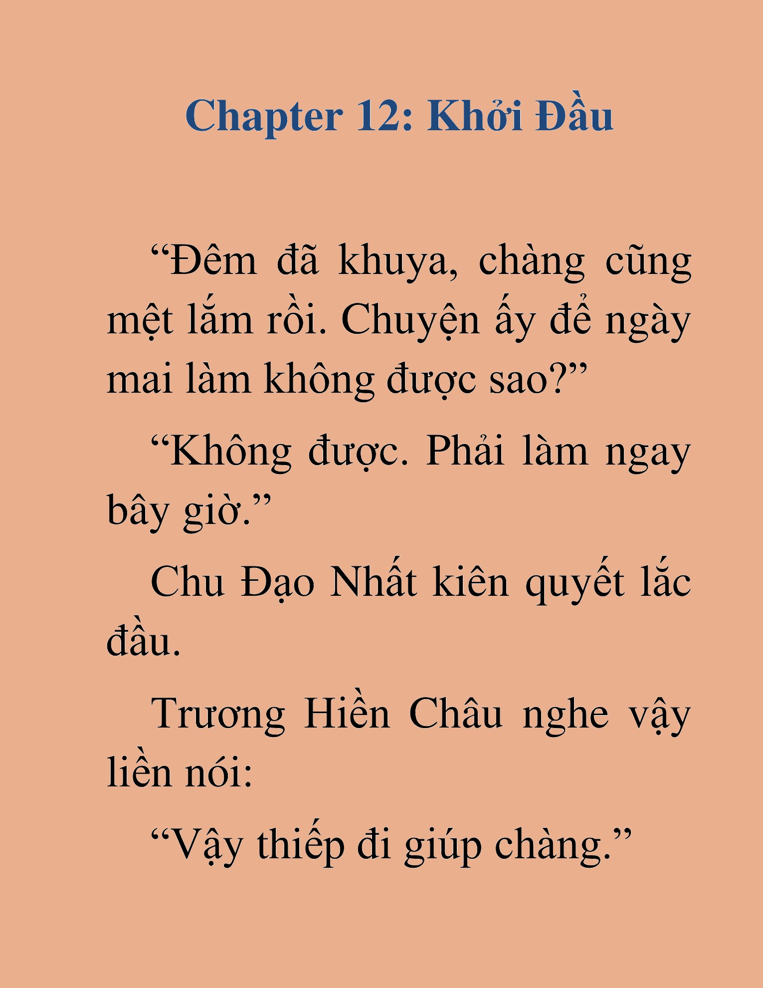 Đọc truyện HAT[NOVEL] Tụ Võ Giáo - Chap 12