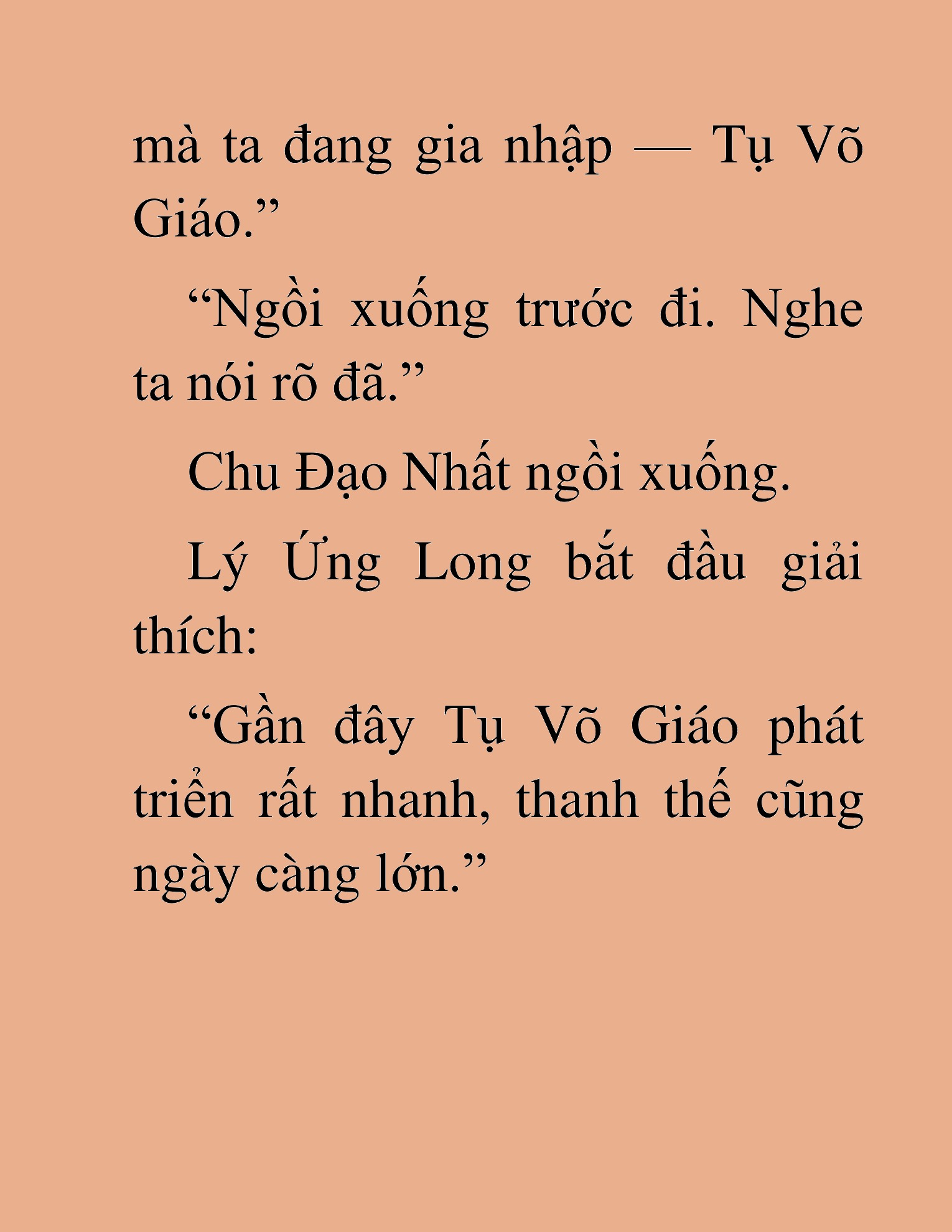 Đọc truyện HAT[NOVEL] Tụ Võ Giáo - Chap 15