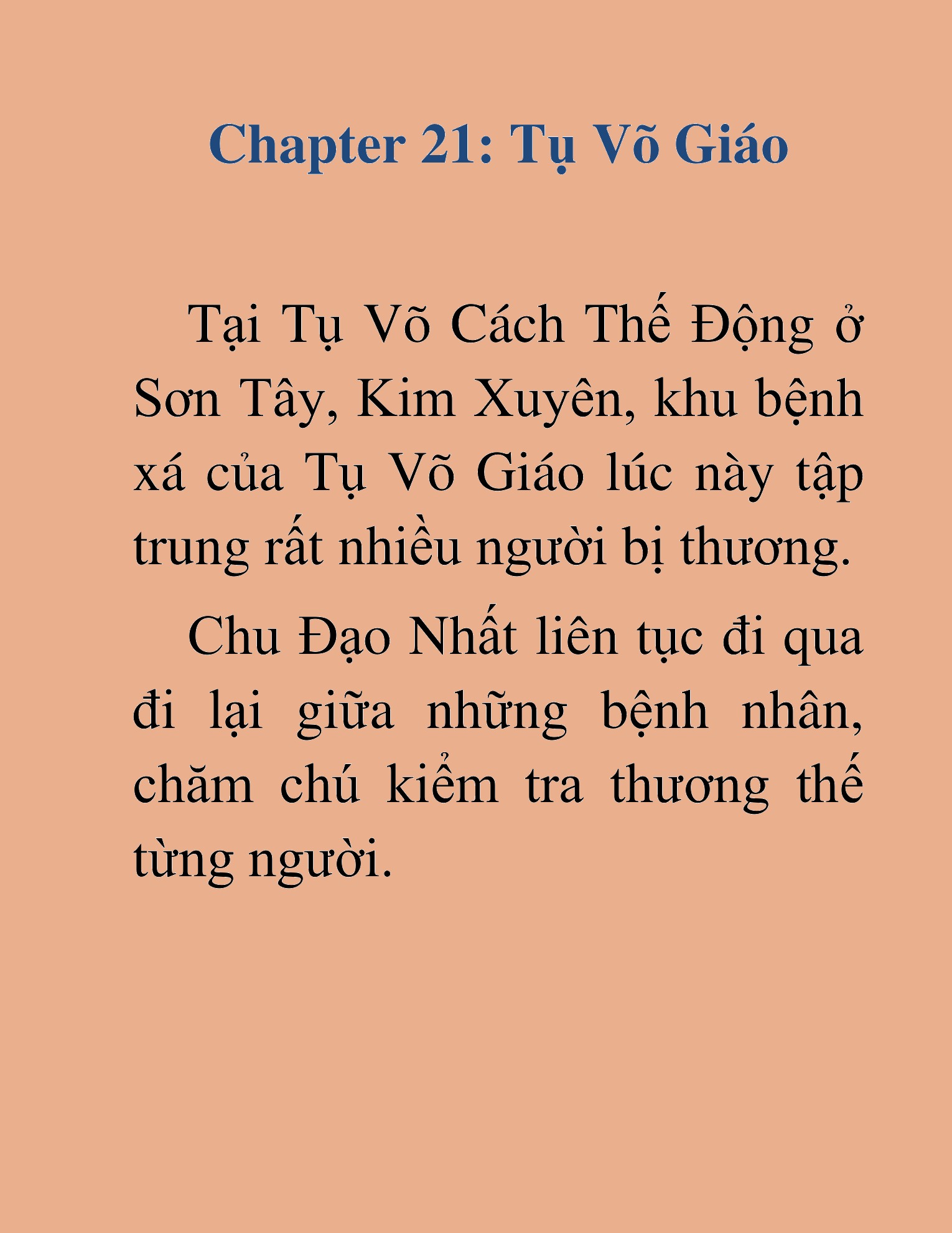 Đọc truyện HAT[NOVEL] Tụ Võ Giáo - Chap 21
