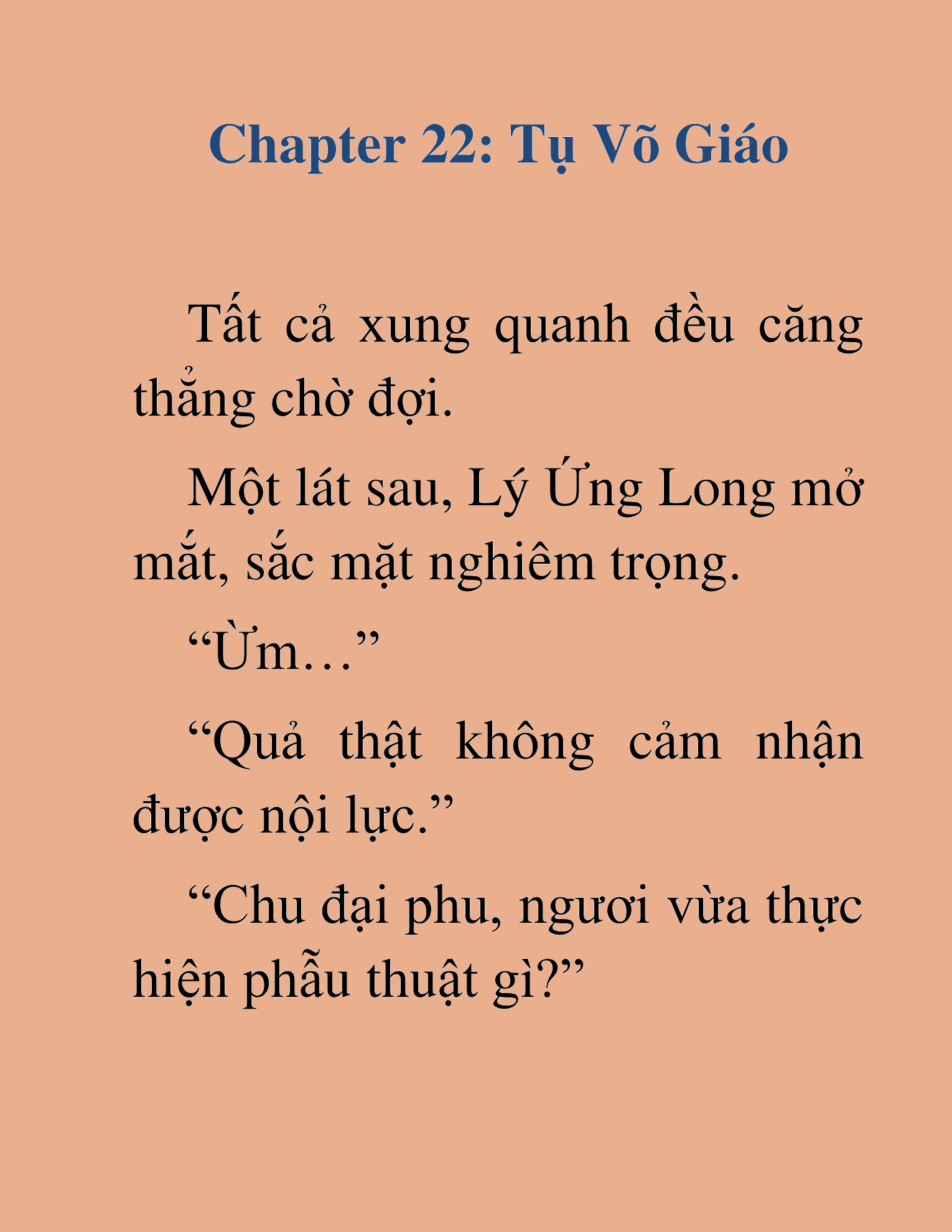 Đọc truyện HAT[NOVEL] Tụ Võ Giáo - Chap 22