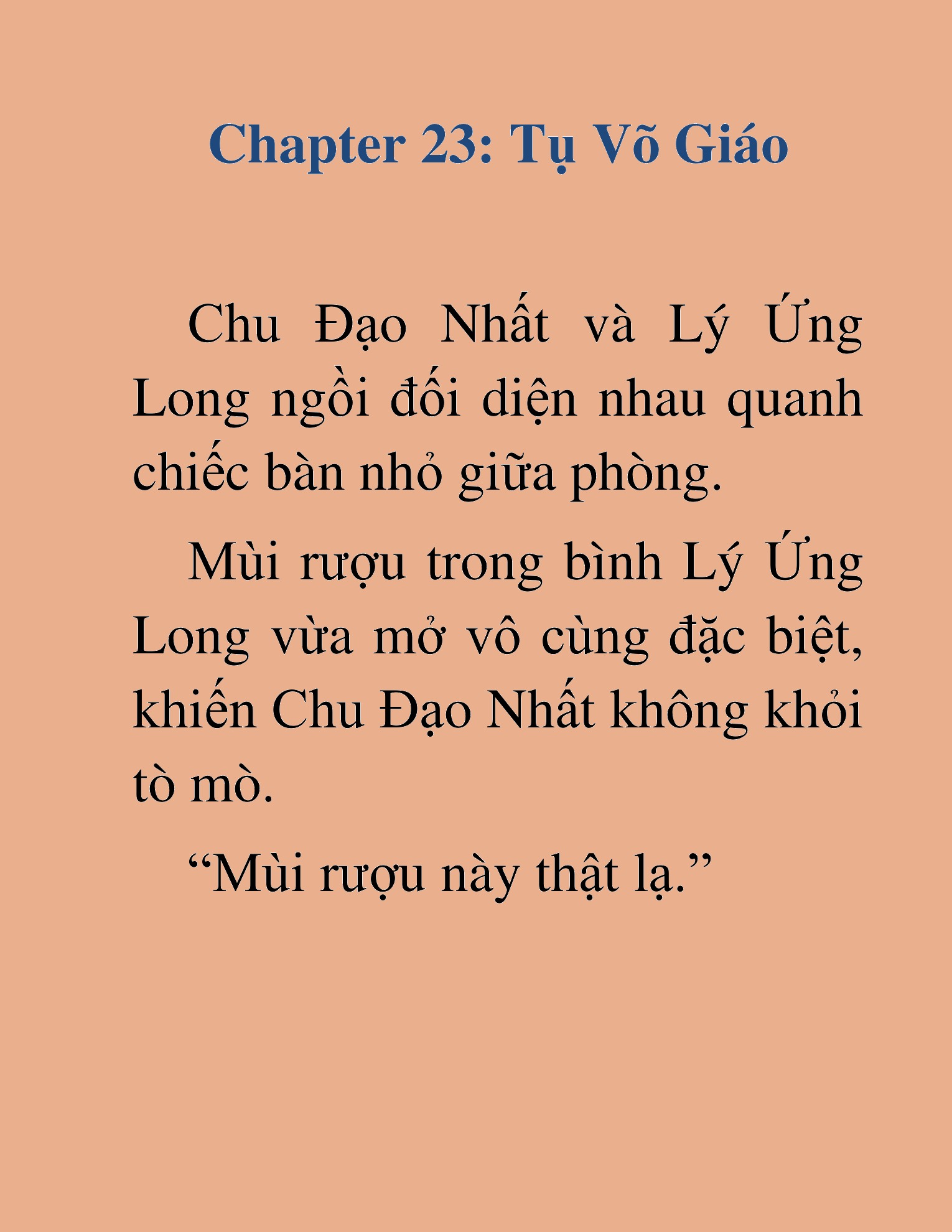 Đọc truyện HAT[NOVEL] Tụ Võ Giáo - Chap 23