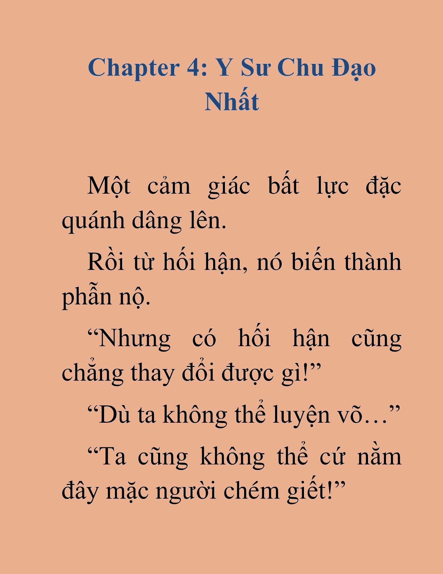 Đọc truyện HAT[NOVEL] Tụ Võ Giáo - Chap 4