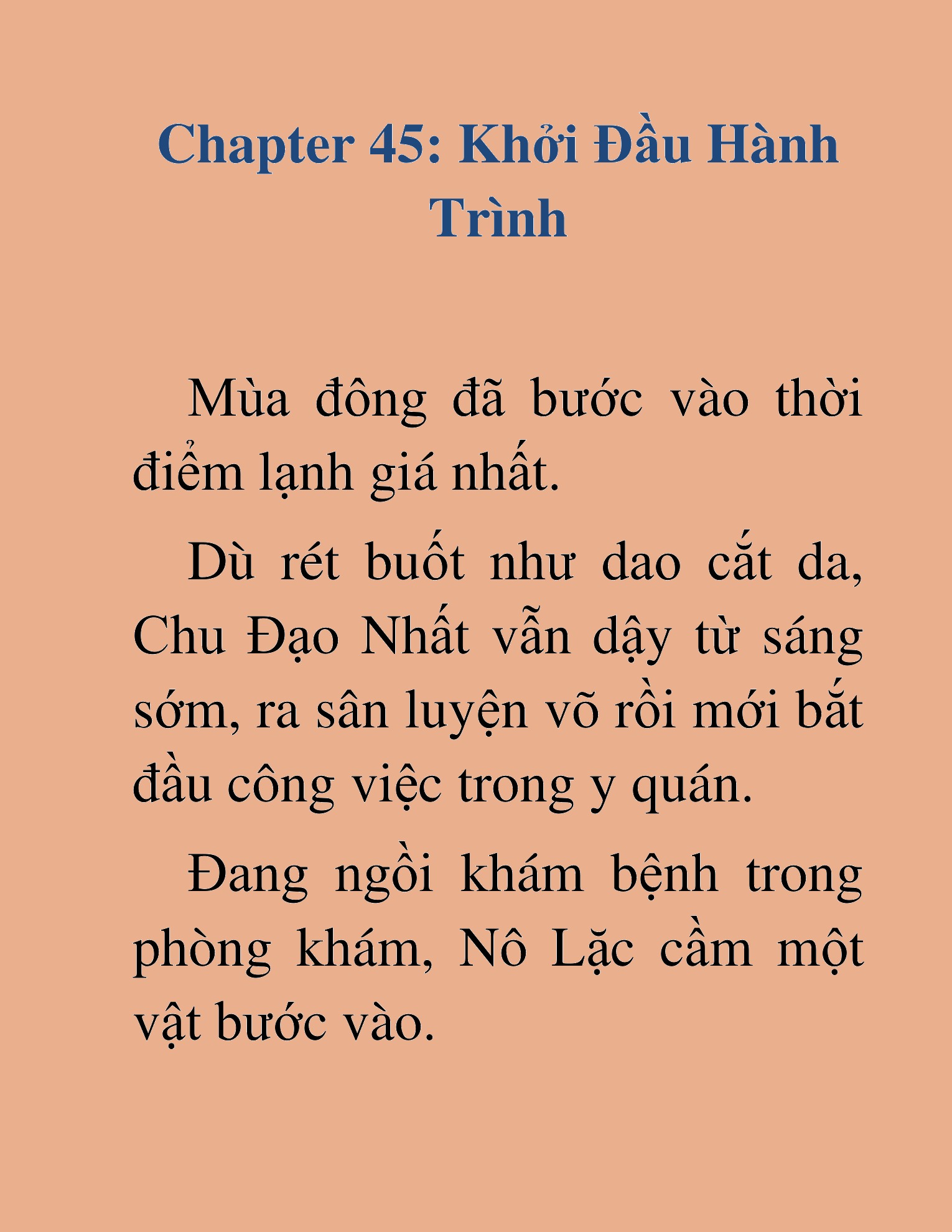 Đọc truyện HAT[NOVEL] Tụ Võ Giáo - Chap 45