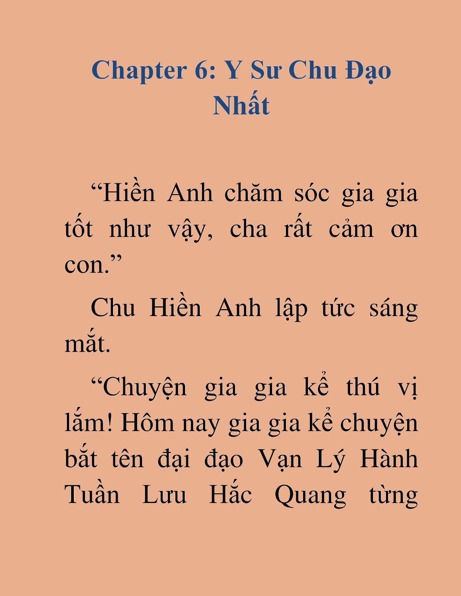 Đọc truyện HAT[NOVEL] Tụ Võ Giáo - Chap 6