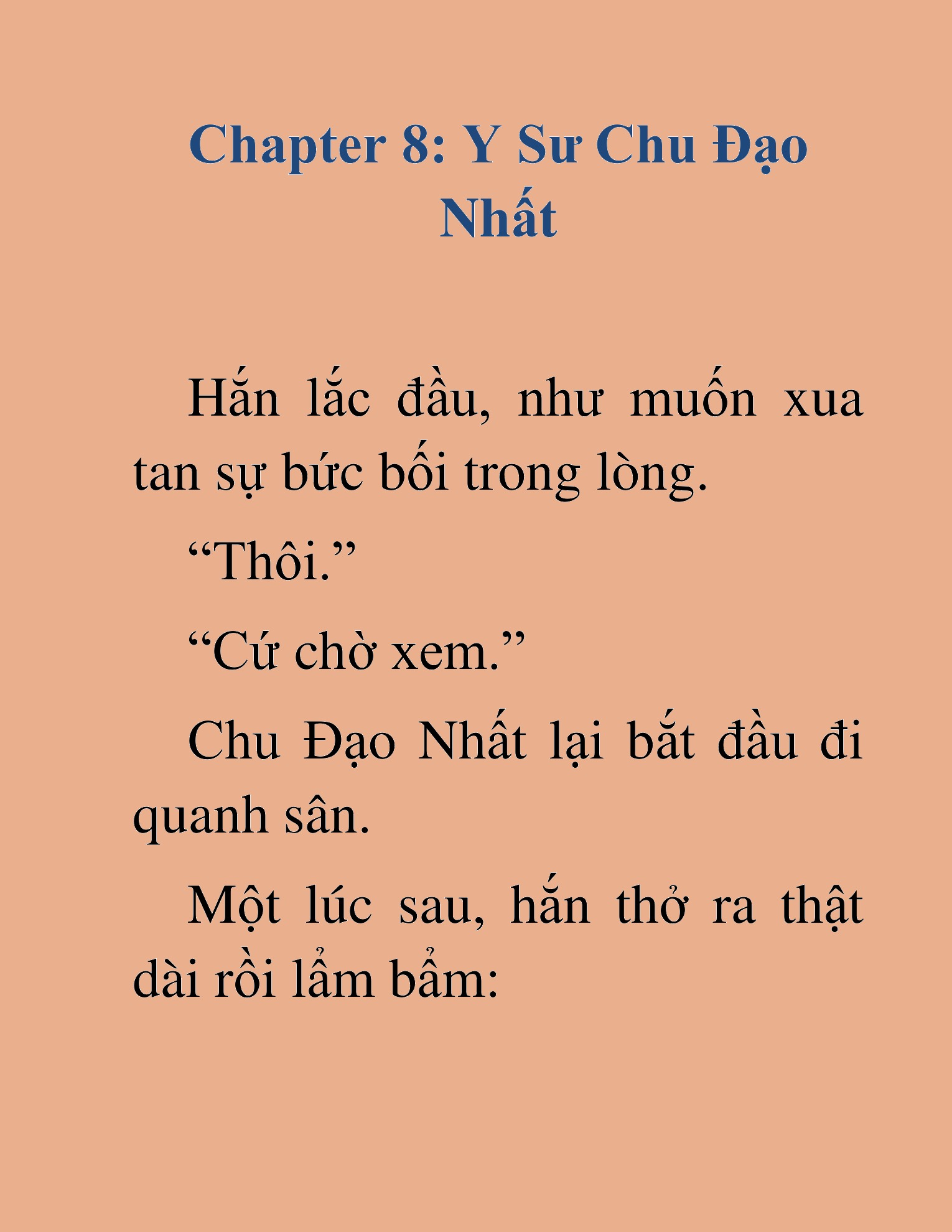 Đọc truyện HAT[NOVEL] Tụ Võ Giáo - Chap 8