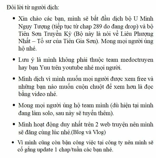 Đọc truyện U Minh Ngụy Tượng - Chap 290
