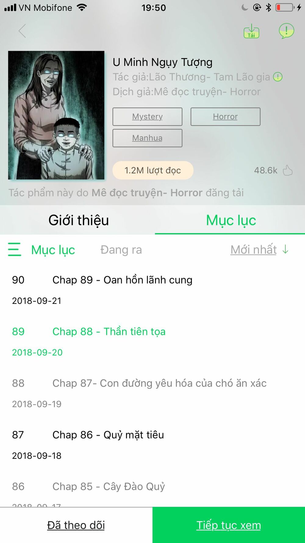 Đọc truyện U Minh Ngụy Tượng - Chap 37
