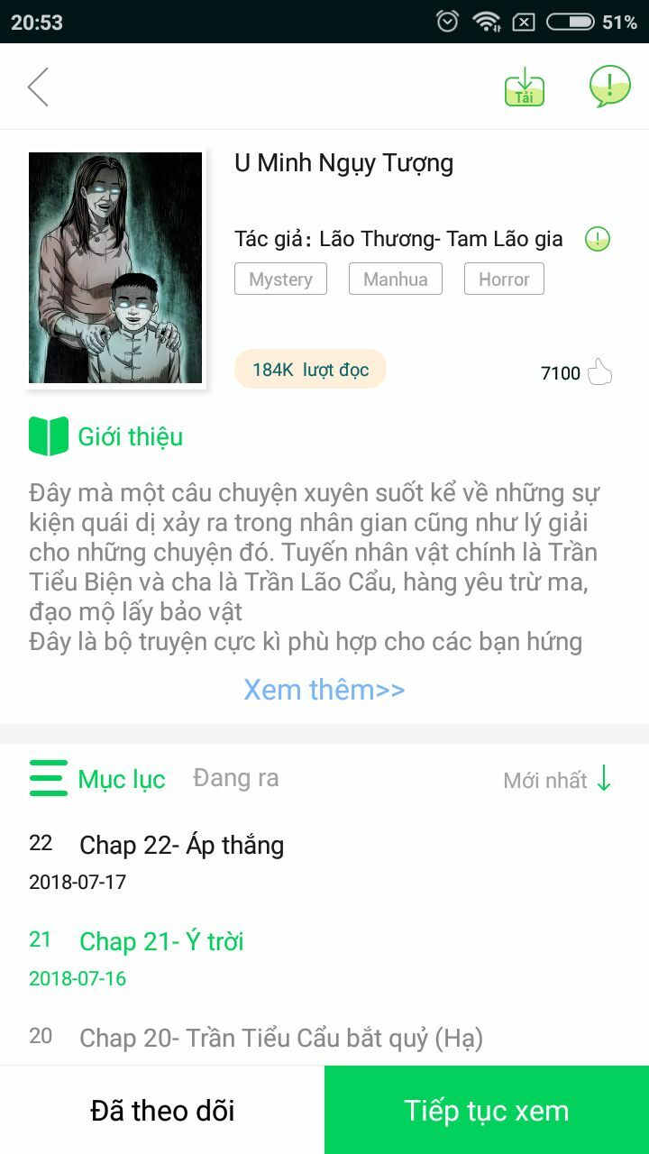 Đọc truyện U Minh Ngụy Tượng - Chap 7