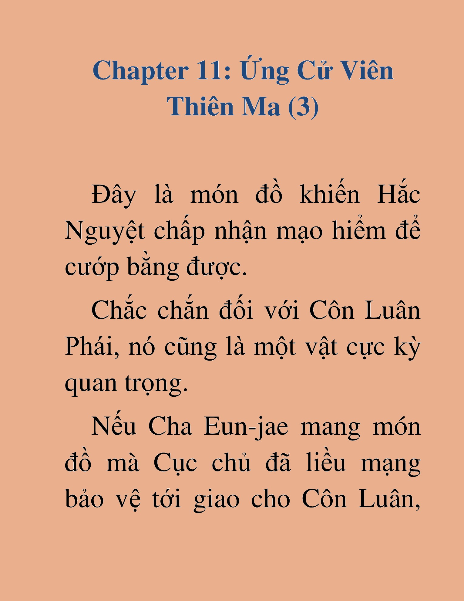 Đọc truyện HAT[NOVEL] Ứng Cử Viên Thiên Ma: Thợ Săn Nhìn Thấu Tiền Kiếp - Chap 11