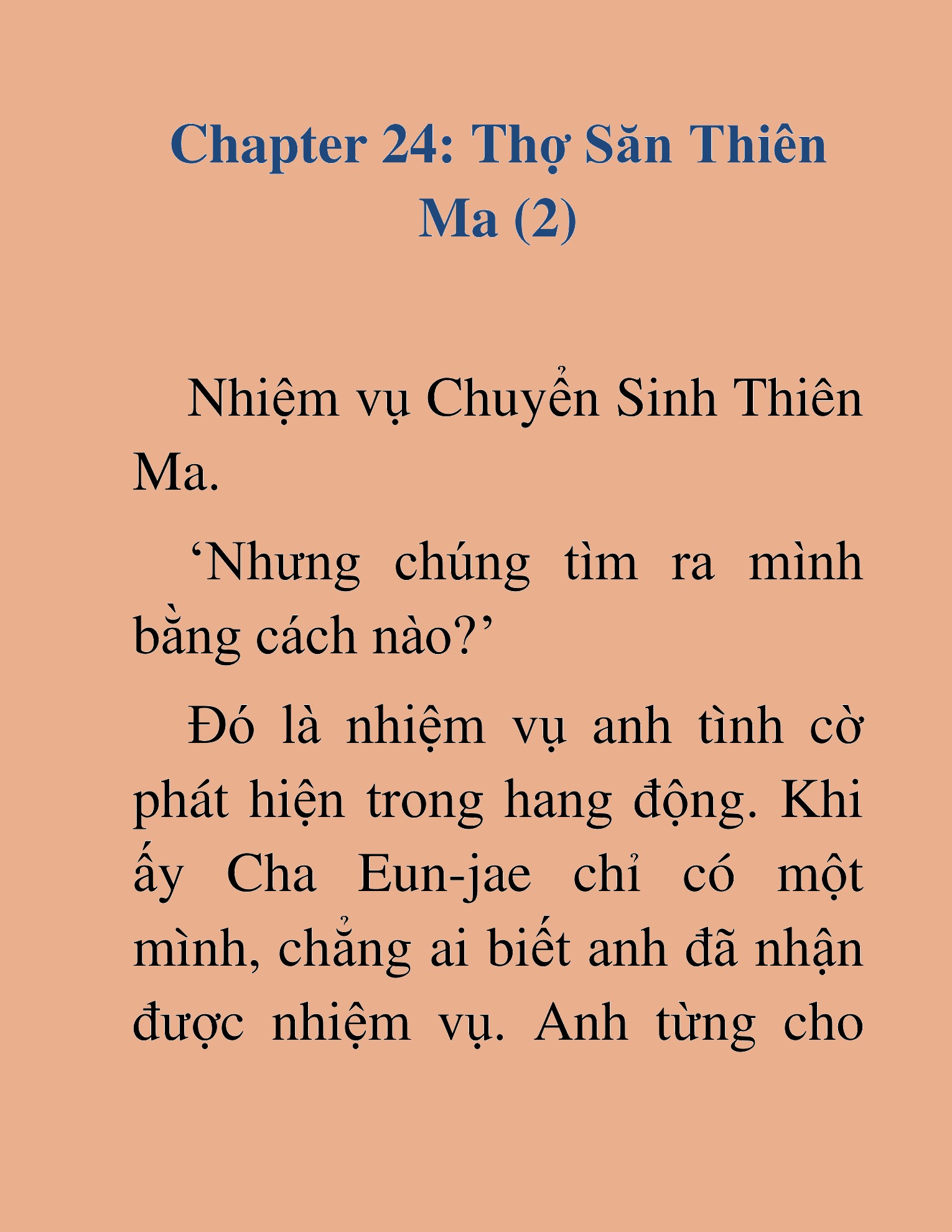 Đọc truyện HAT[NOVEL] Ứng Cử Viên Thiên Ma: Thợ Săn Nhìn Thấu Tiền Kiếp - Chap 24